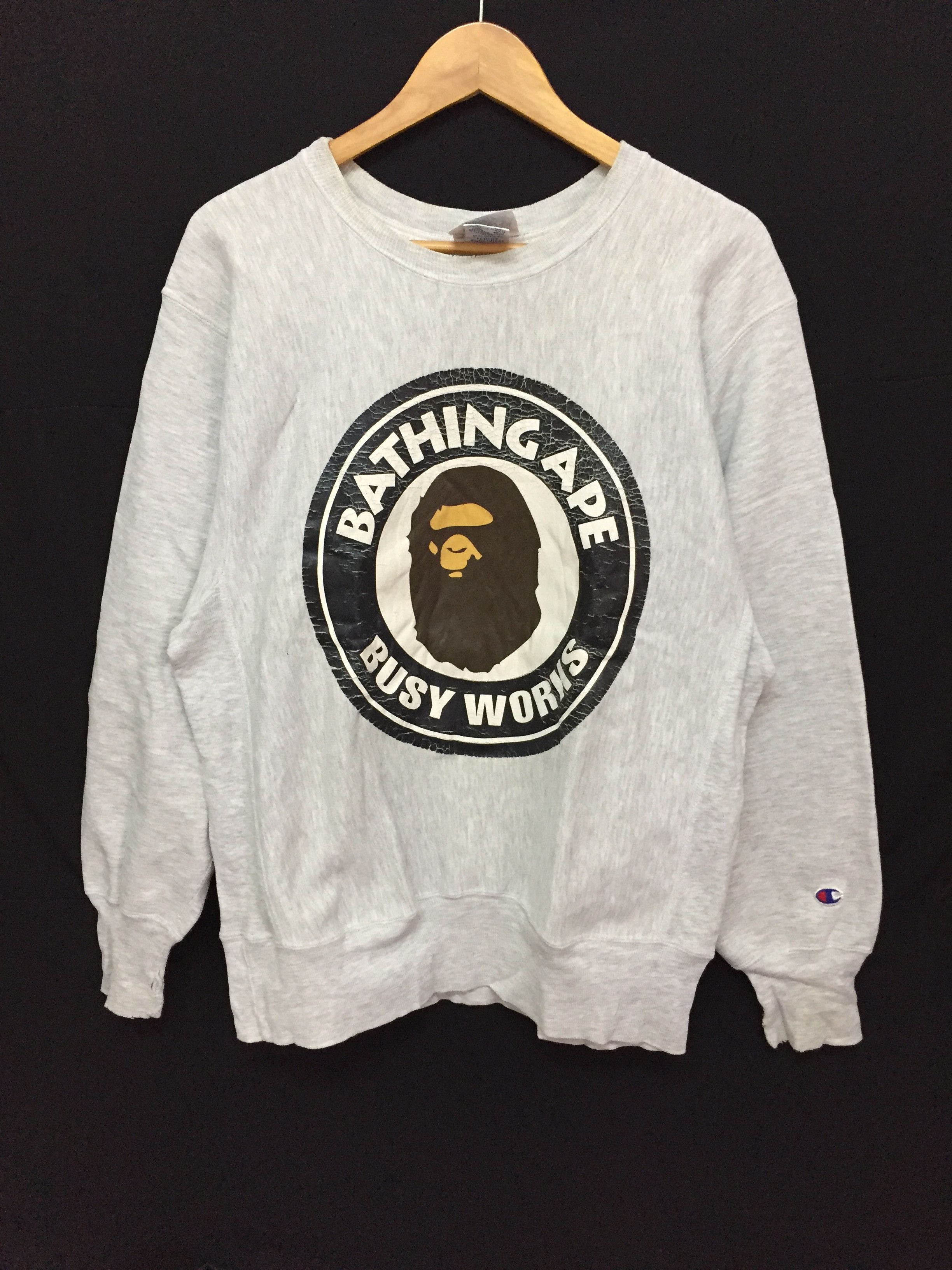 Bape × Champion 🔥 OG 1995 BAPE x CHAMPION Busy work Designed By sk8thing Size US L / EU 52-54 / 3 - 3 Thumbnail