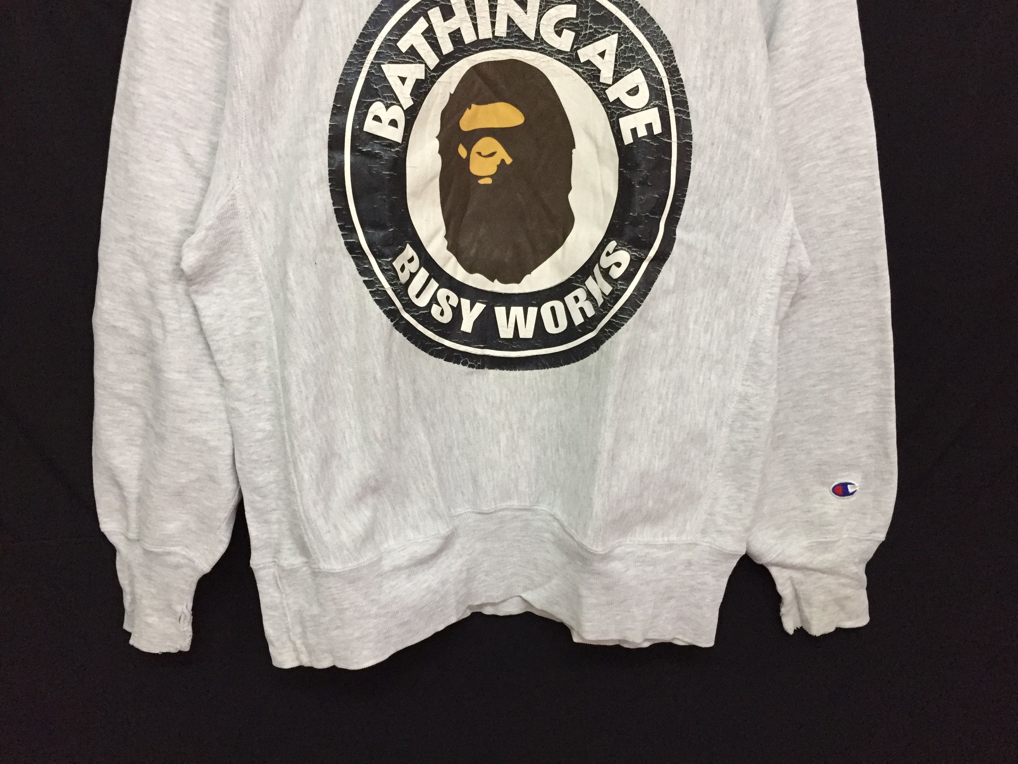Bape × Champion 🔥 OG 1995 BAPE x CHAMPION Busy work Designed By sk8thing Size US L / EU 52-54 / 3 - 5 Thumbnail