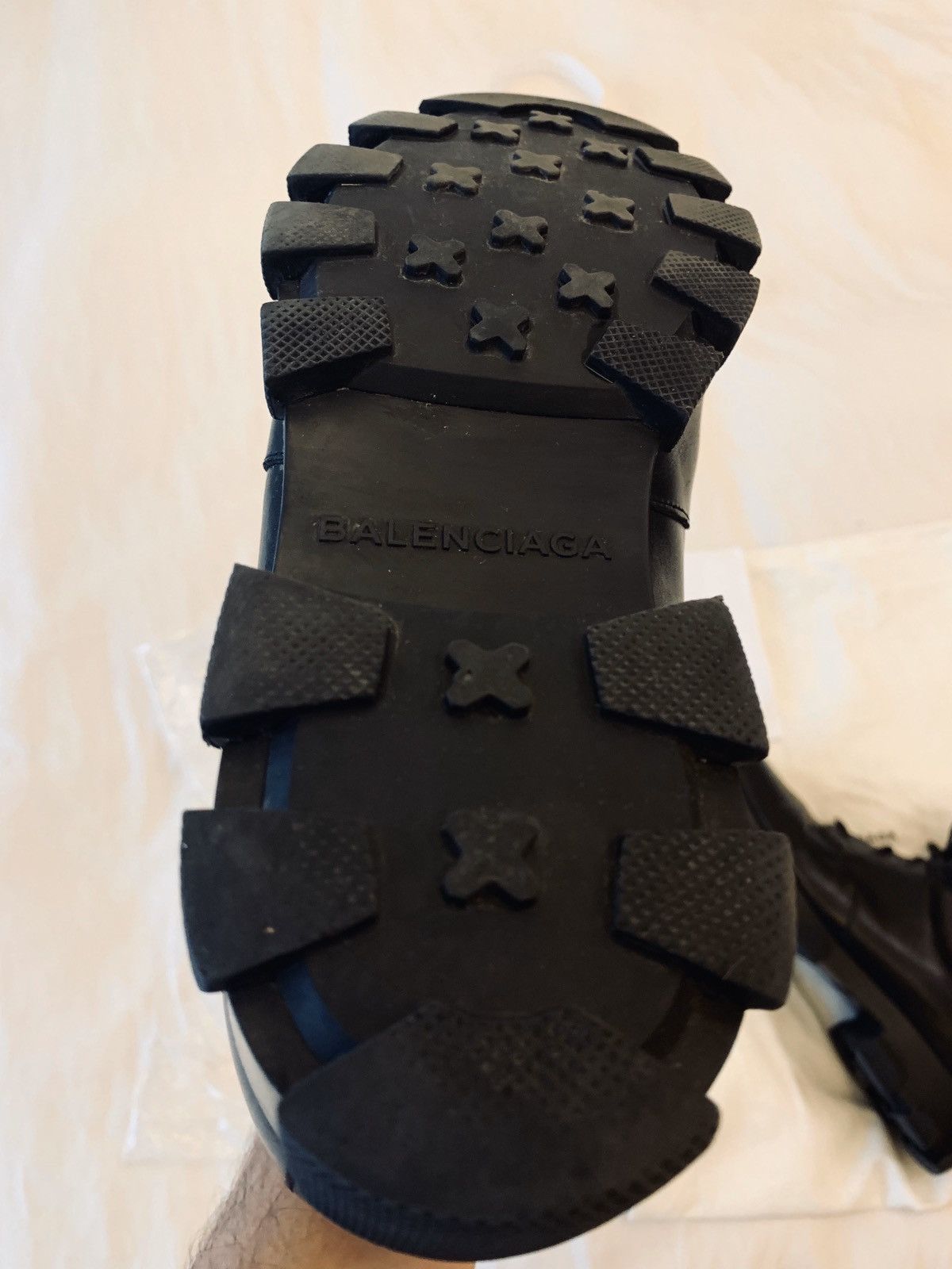 Balenciaga Ice Trekker Leather Boots 41