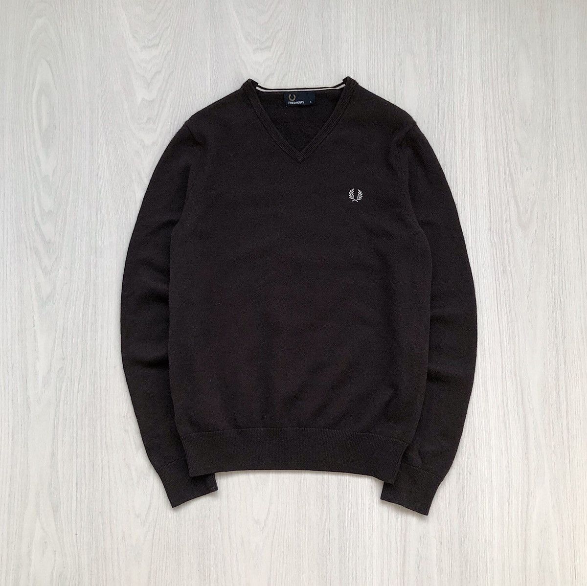 fred perry shawl neck sweater