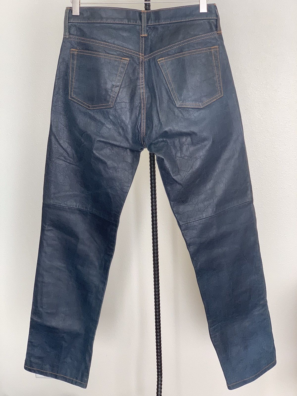 Leather Cet Article est Dessiné par kondo Leather pants Japan | Grailed