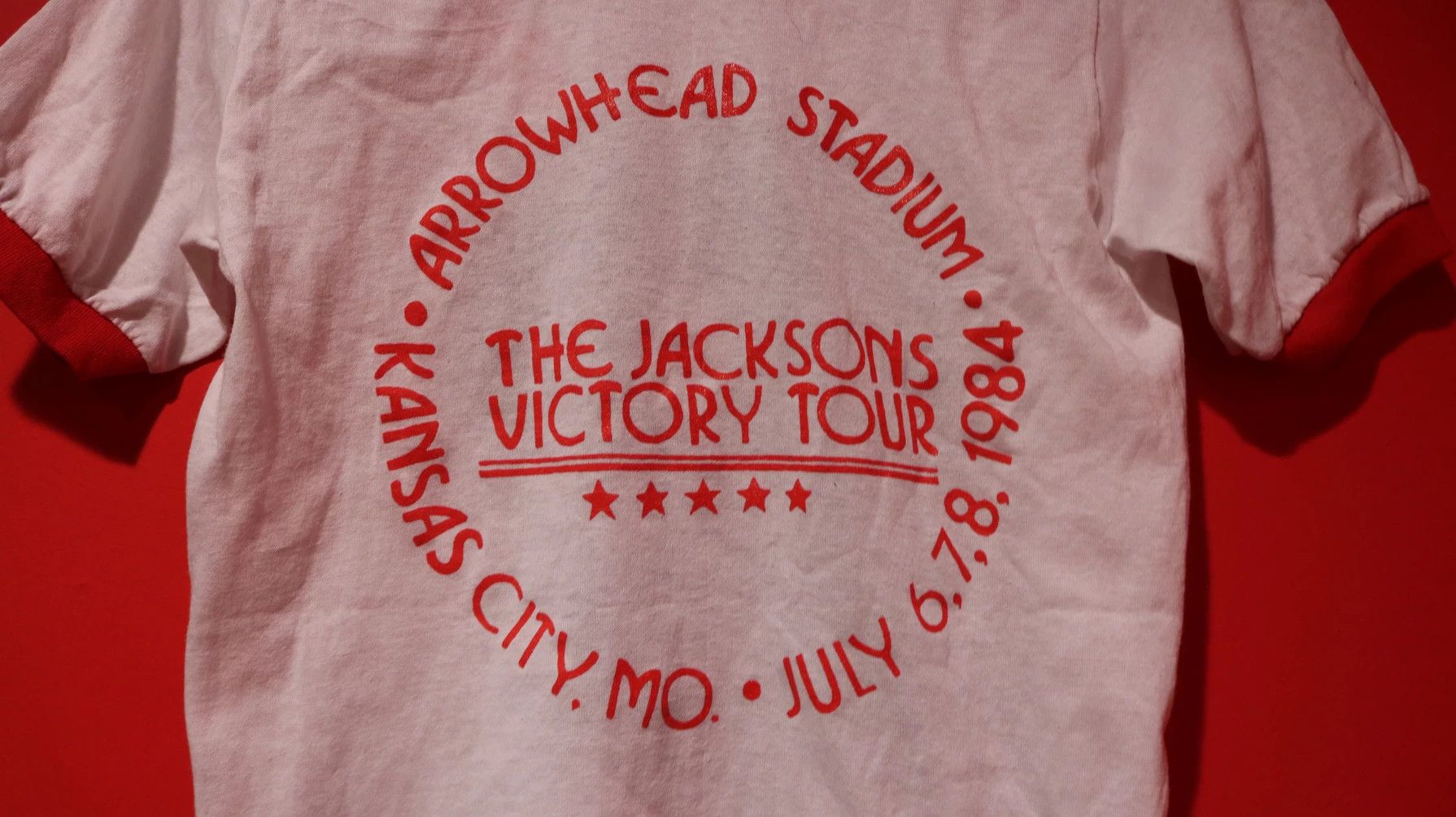 Vintage 1984 Michael Jackson Victory Tour Tee