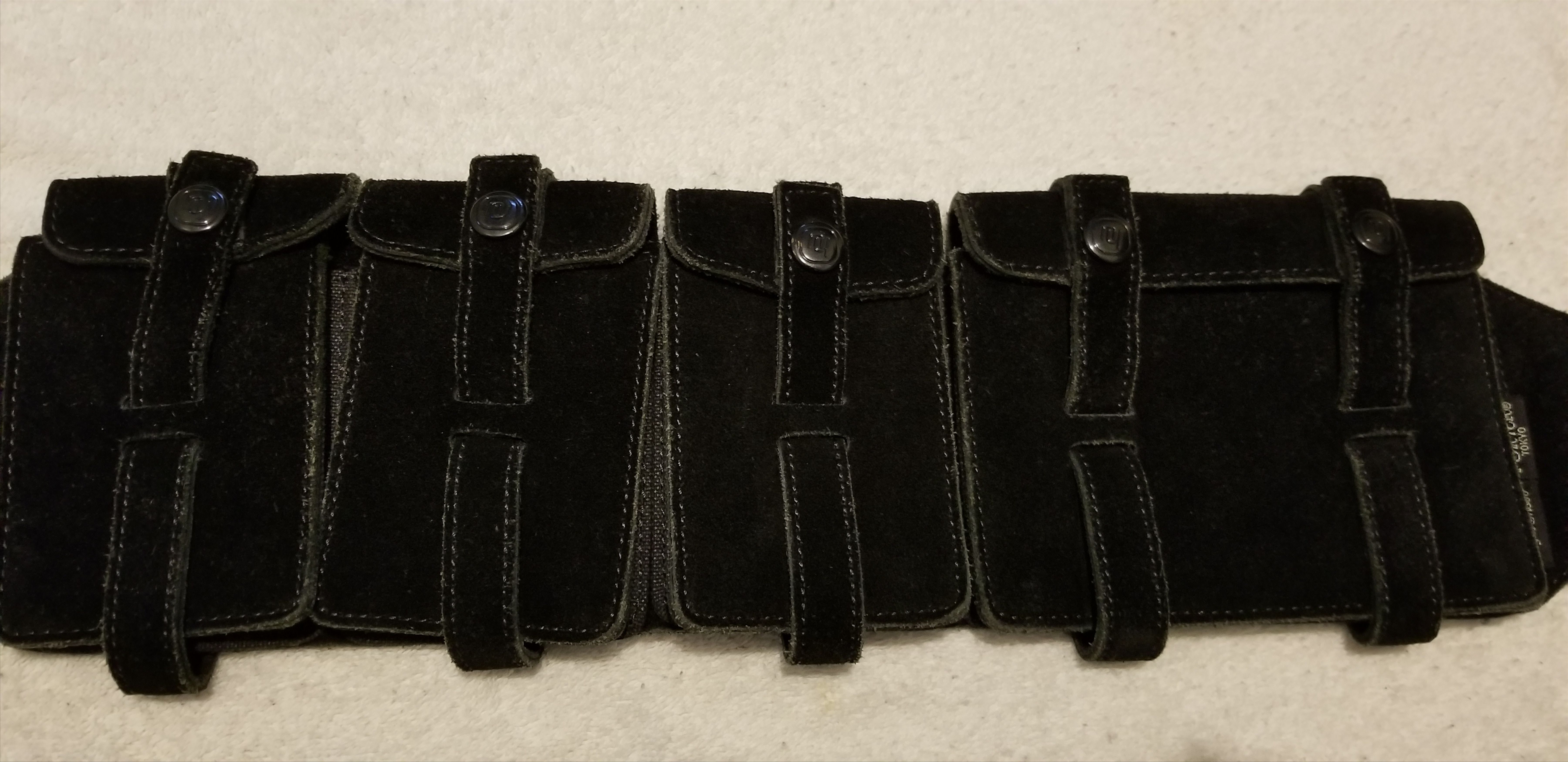 Neighborhood Neighborhood X Porter Suede Ammo Belt Pouch NBHD Size ONE SIZE - 4 Thumbnail