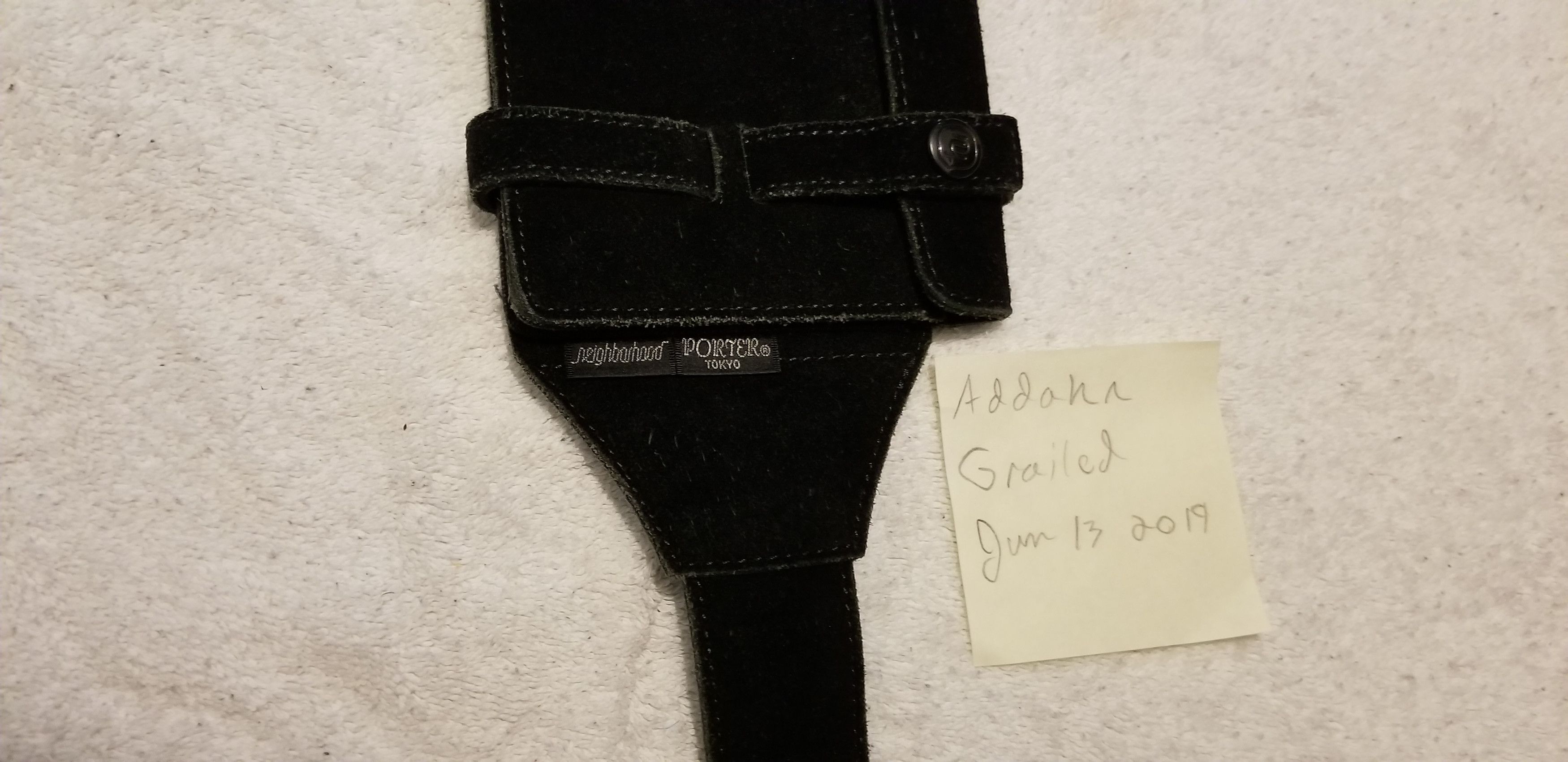Neighborhood Neighborhood X Porter Suede Ammo Belt Pouch NBHD Size ONE SIZE - 2 Thumbnail