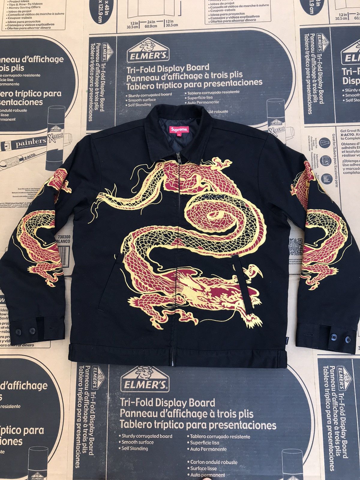 Supreme Dragon Work Jacket | Grailed