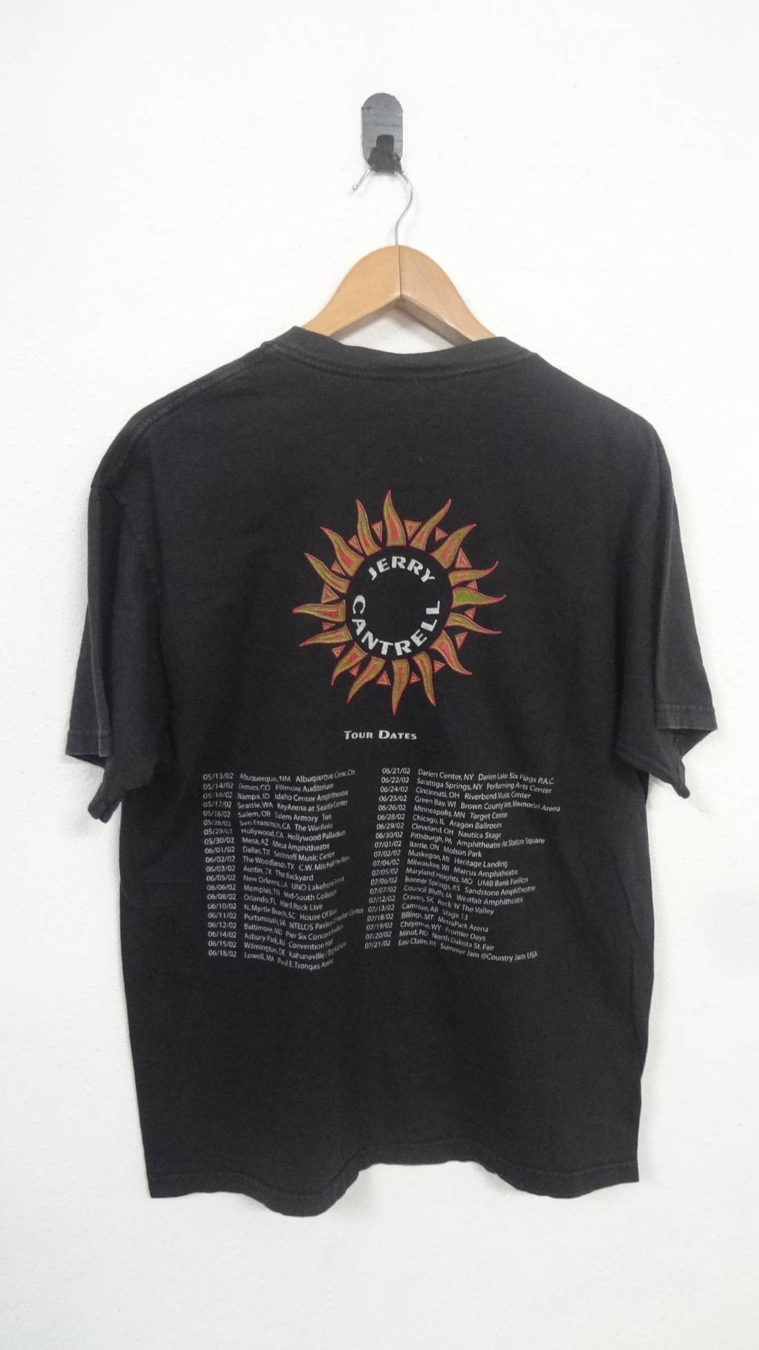 Band Tees nickelback jerry cantrell tour dates 2002 t shirts Size US L / EU 52-54 / 3 - 2 Thumbnail