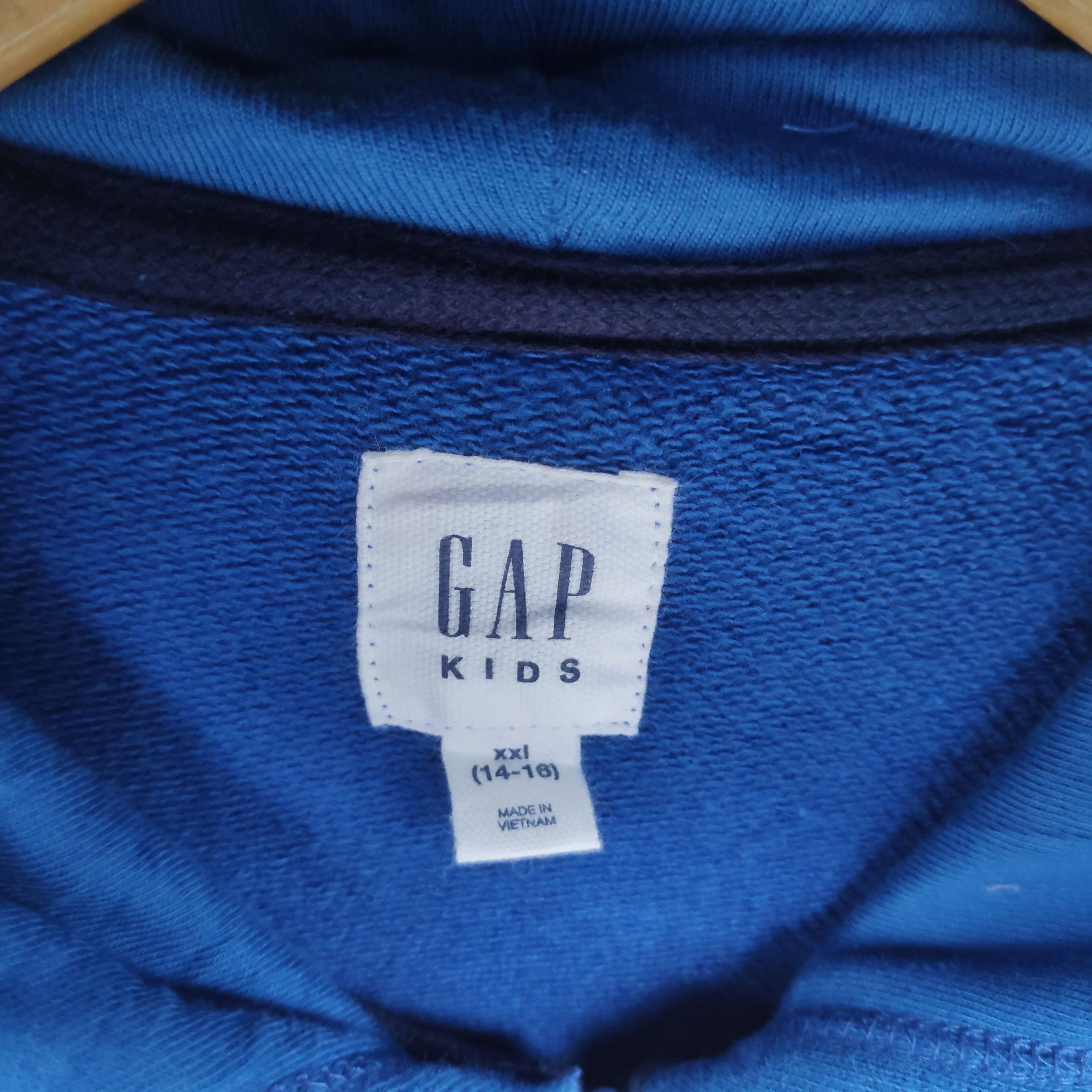 Gap Gap Hoodie Blue Colour Small Medium Size Full Zip Size US S / EU 44-46 / 1 - 4 Thumbnail