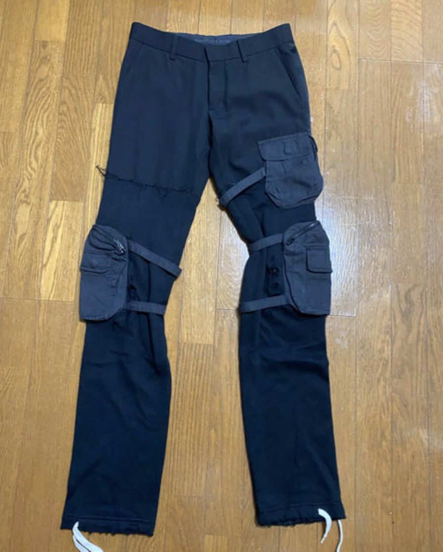 Number nine 05AW hybrid pants 2