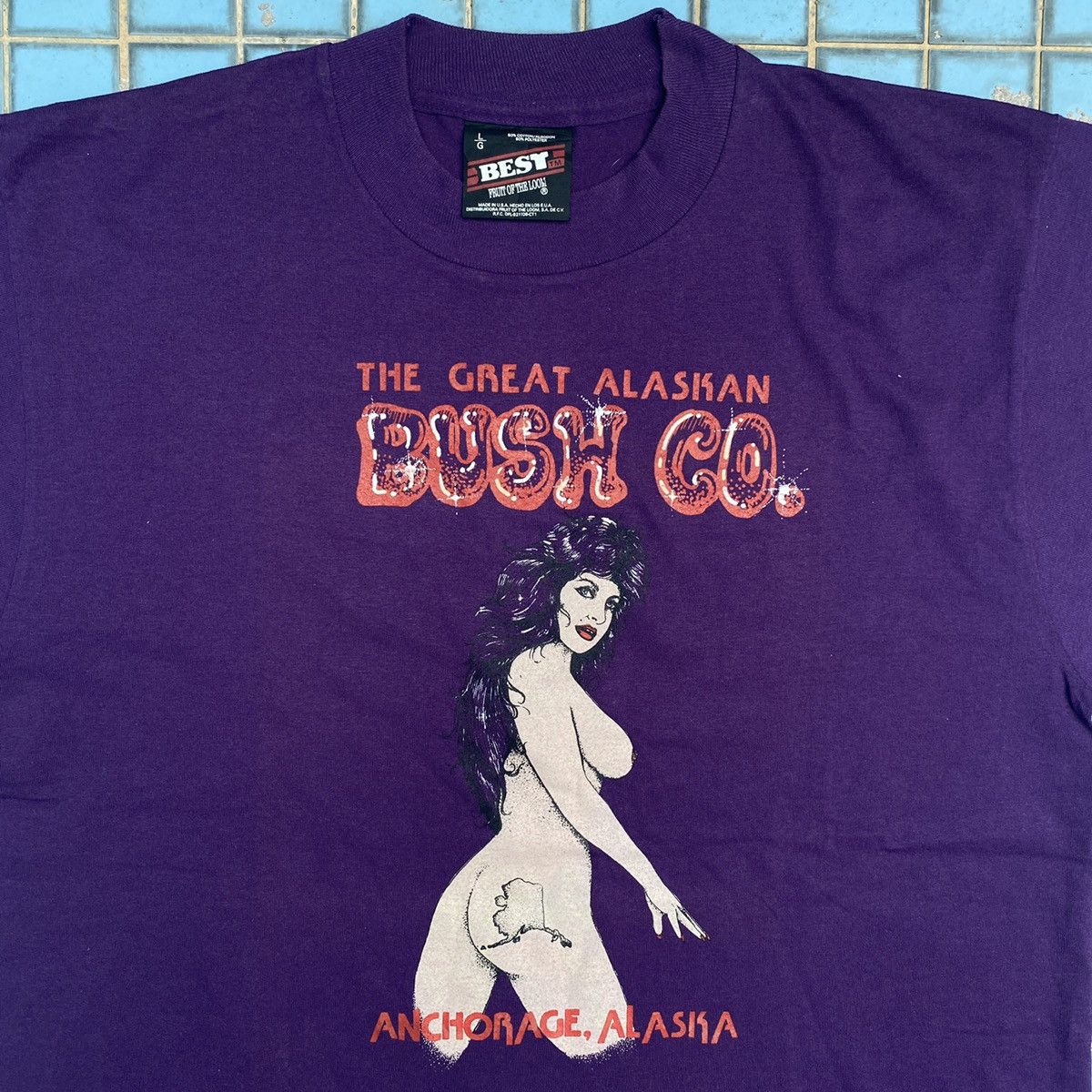 Vintage Vintage 80’s The Great Alaskan “Bush Co.” T-Shirt Size US L / EU 52-54 / 3 - 3 Thumbnail