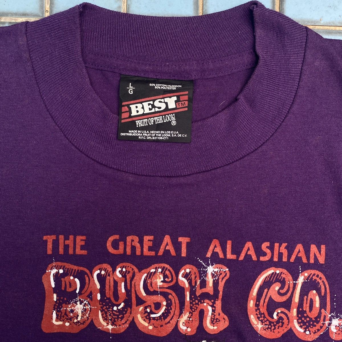 Vintage Vintage 80’s The Great Alaskan “Bush Co.” T-Shirt Size US L / EU 52-54 / 3 - 4 Thumbnail
