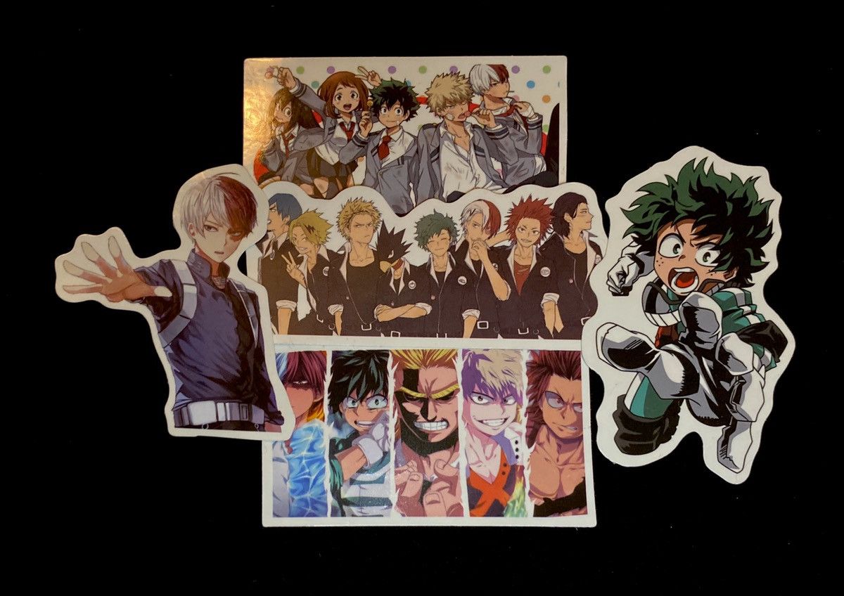 Custom Anime stickers / My hero academia Grailed