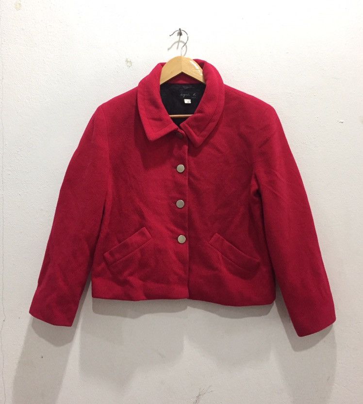 agnes b. Agnes B. Crop Jacket Button Up for Women Made in Japan Size US L / EU 52-54 / 3 - 1 Thumbnail