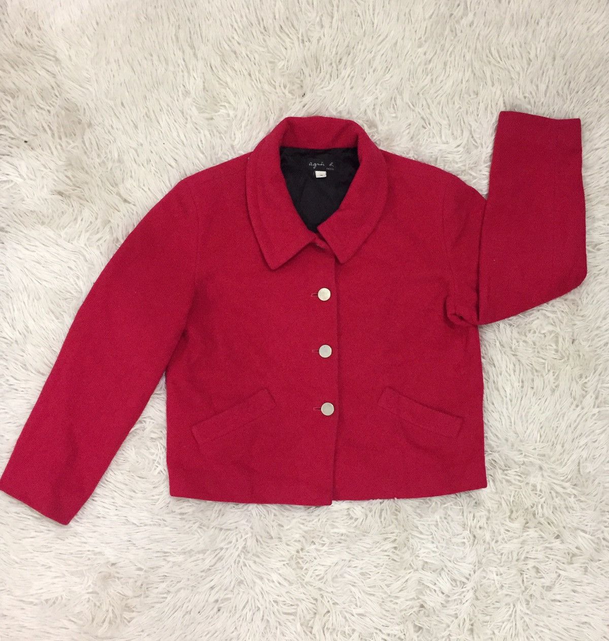 agnes b. Agnes B. Crop Jacket Button Up for Women Made in Japan Size US L / EU 52-54 / 3 - 7 Thumbnail