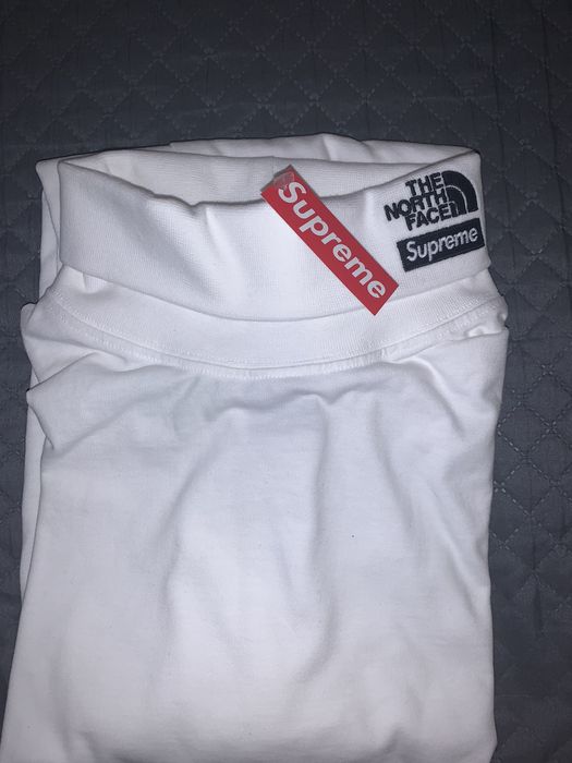 Supreme Supreme x The North Face TNF RTG Turtleneck White | Grailed