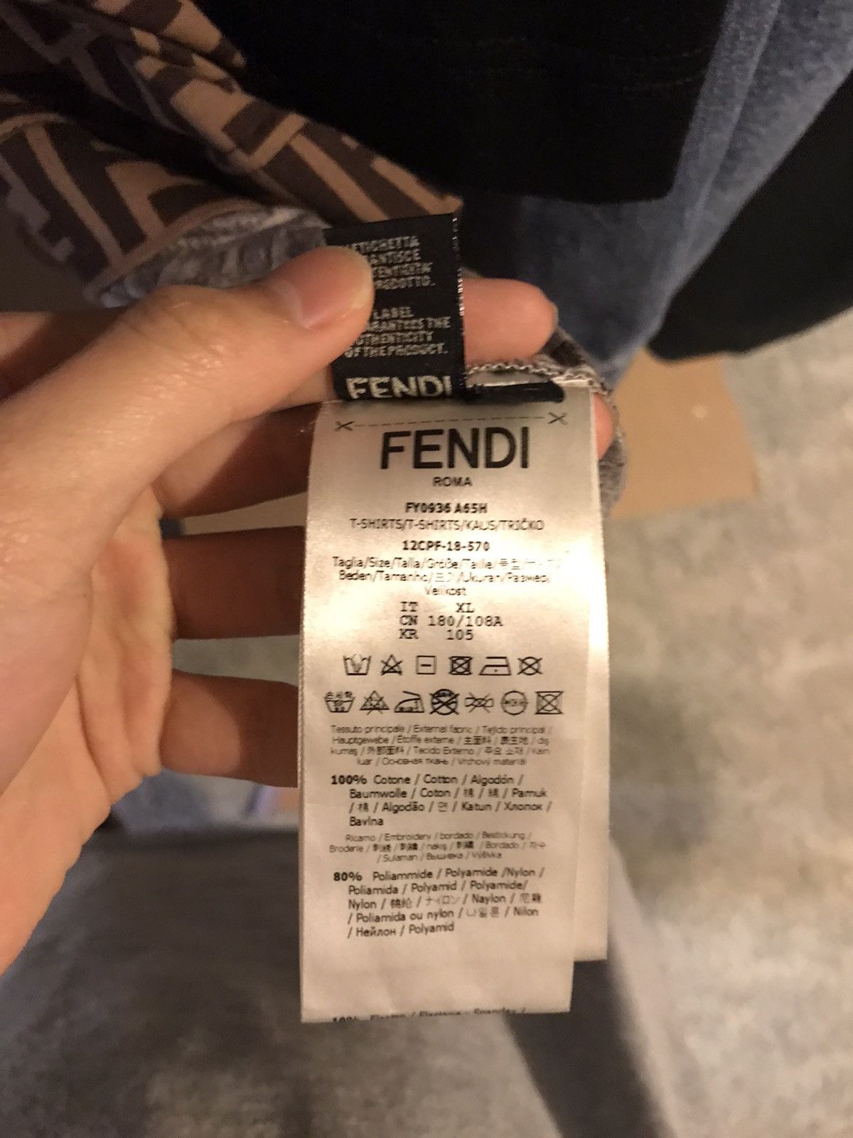 Fendi Fendi Roma t shirt Size US XL / EU 56 / 4 - 4 Thumbnail