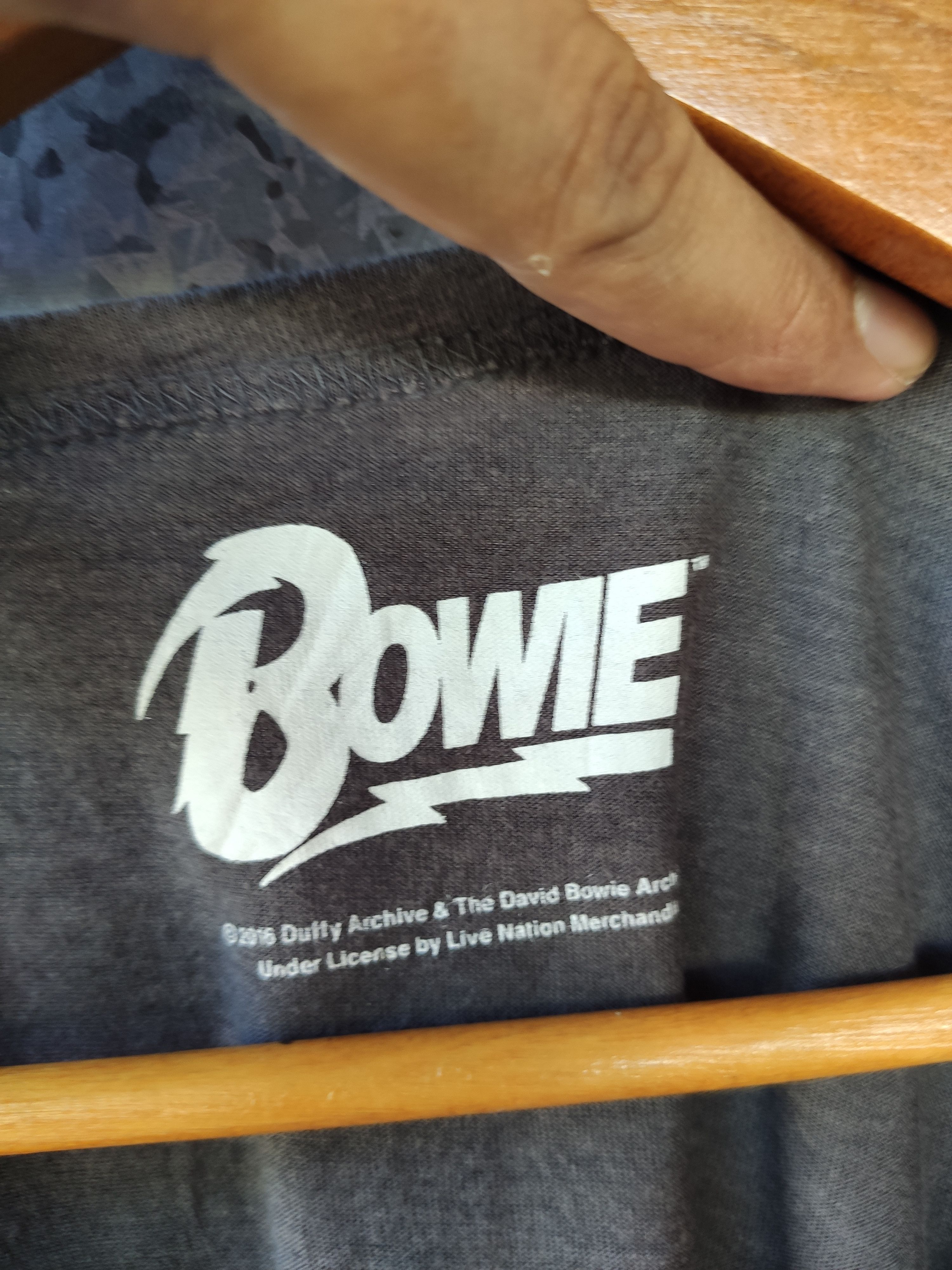 David Bowie t shirt crop top
