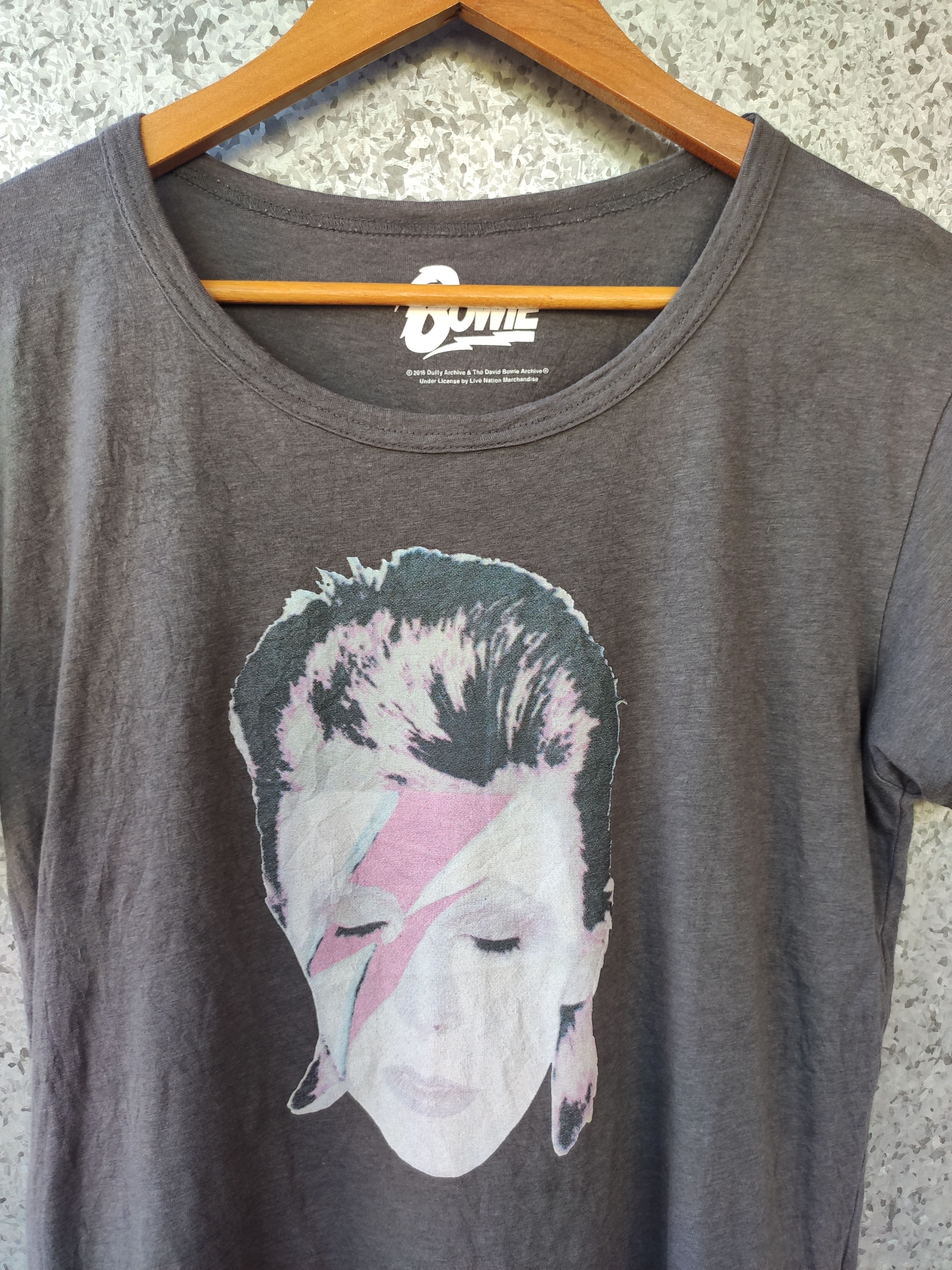 David Bowie t shirt crop top