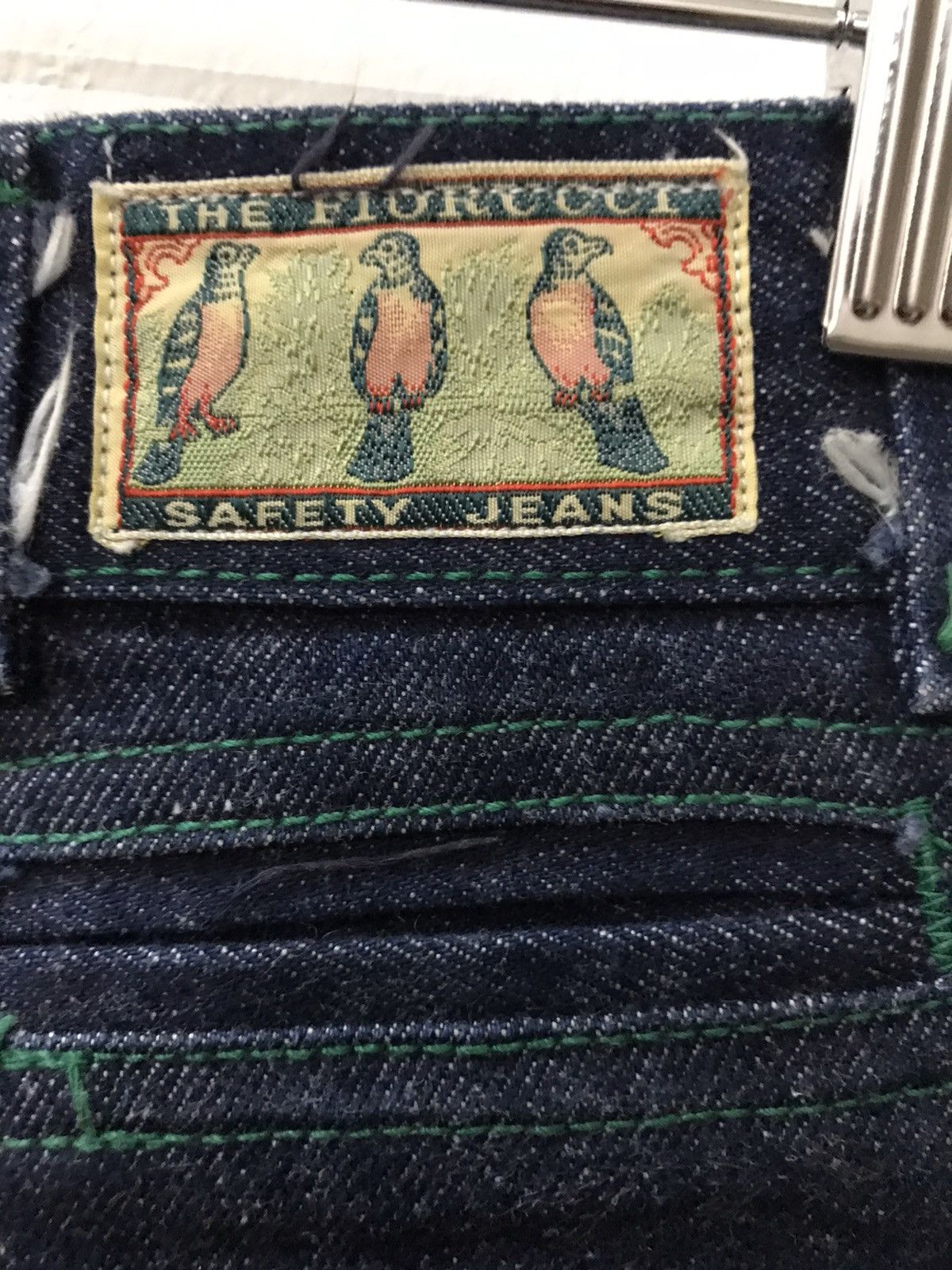 Vintage Fiorucci safety jeans vintage 90s Grailed
