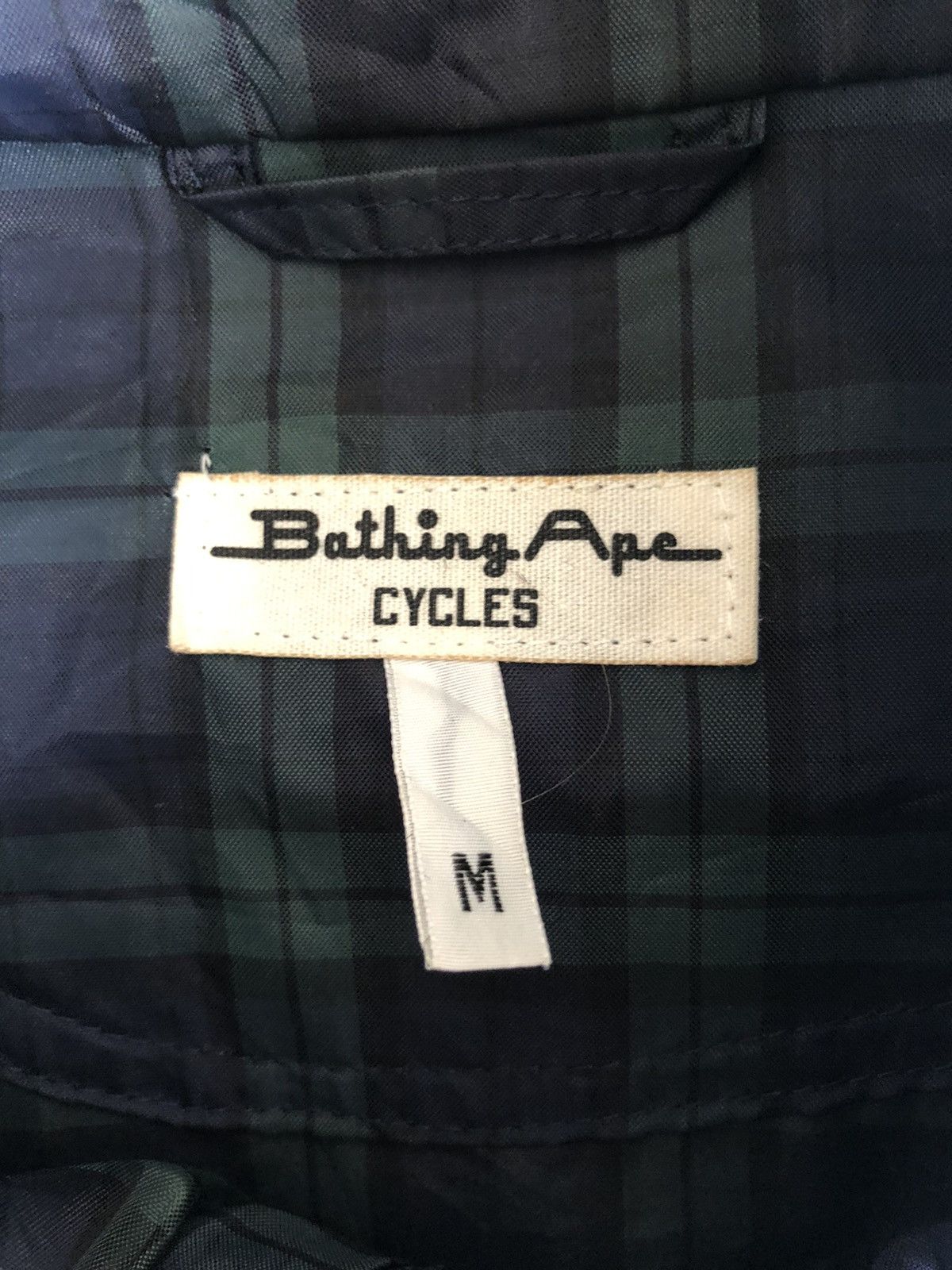 Bape OG 1990s A Bathing Ape Green Check Nylon Windbreaker Jacket Size US M / EU 48-50 / 2 - 8 Thumbnail