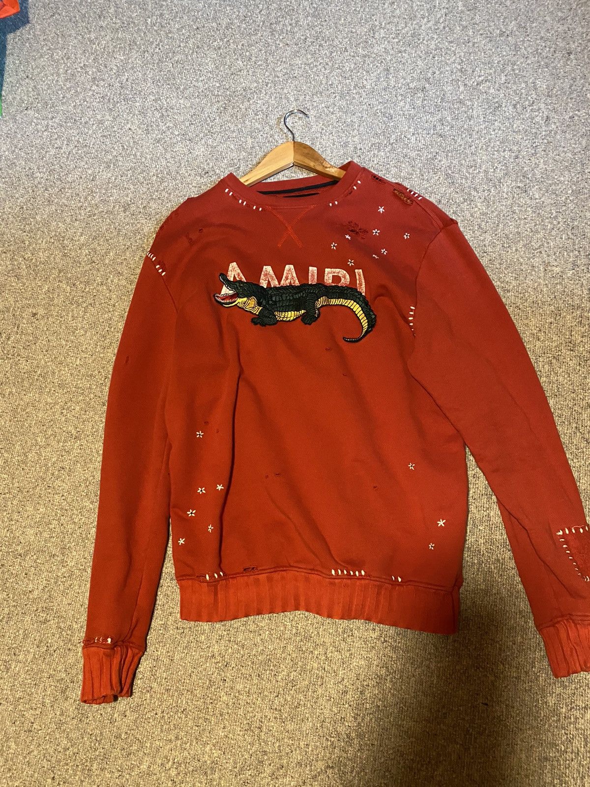 Amiri alligator sweater best sale