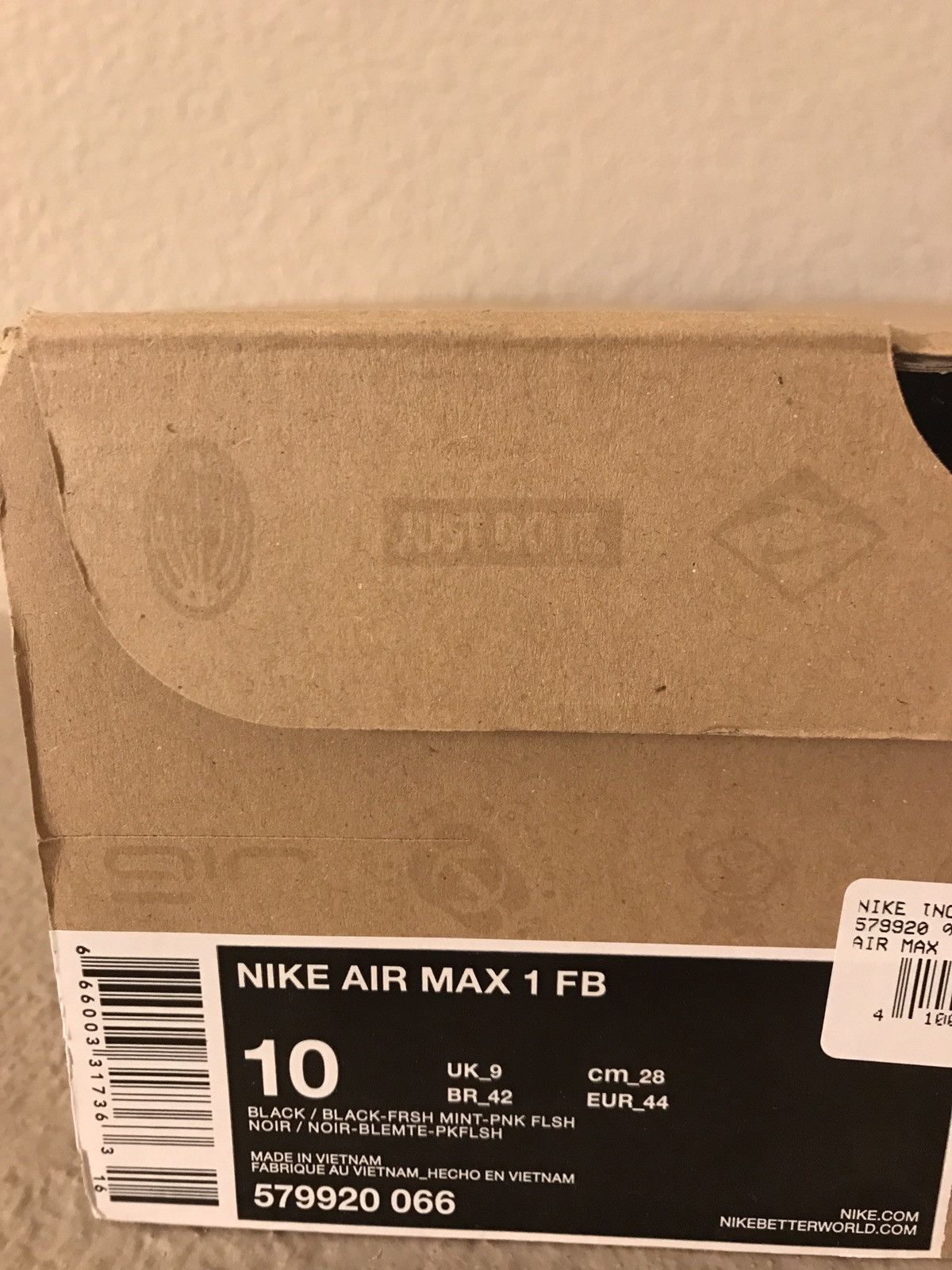 Nike Air Max 1 FB Yeezy Size US 10 / EU 43 - 8 Thumbnail