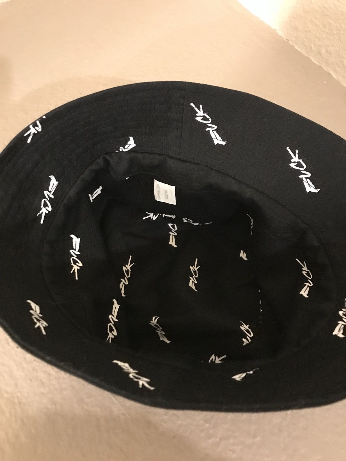 Futura Fuck SSUR Reversible Bucket Hat Size ONE SIZE - 3 Thumbnail