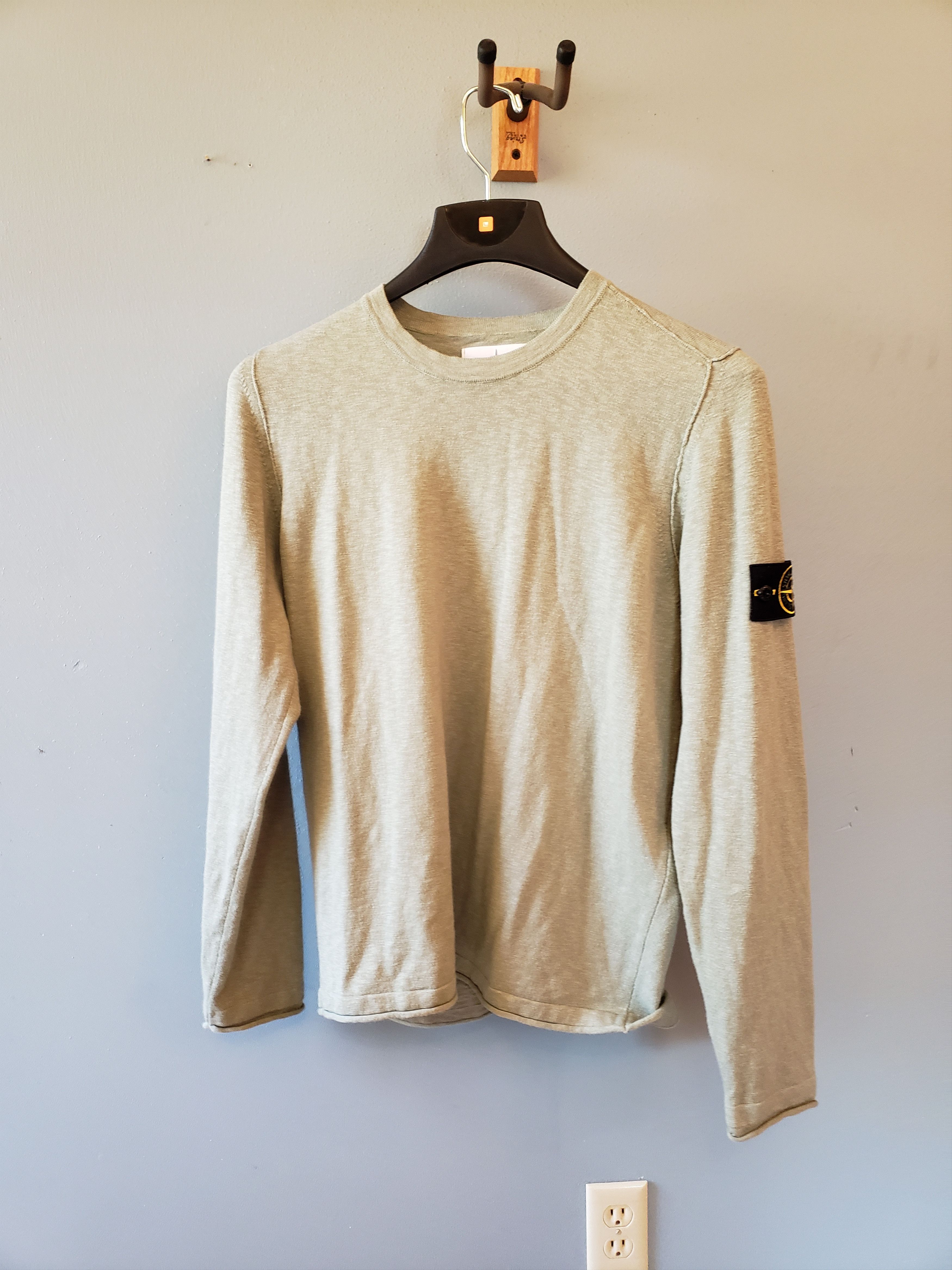 Stone Island SS19 Green Crewneck Size US L / EU 52-54 / 3 - 1 Thumbnail