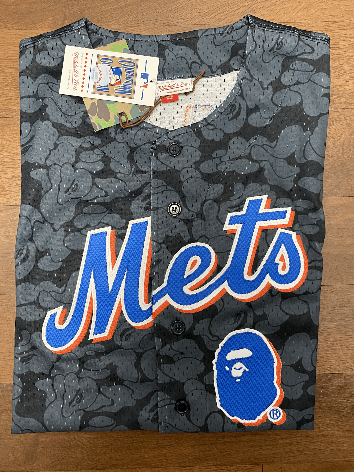 Bape Bape X Mitchell & Ness New York Mets Jersey