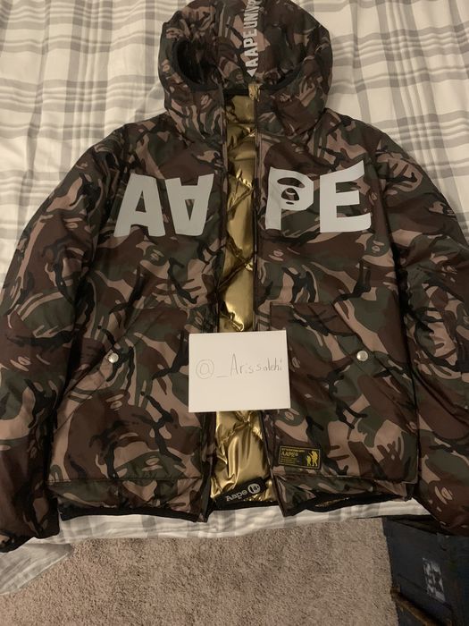 Aape Aape reversible puffer jacket | Grailed