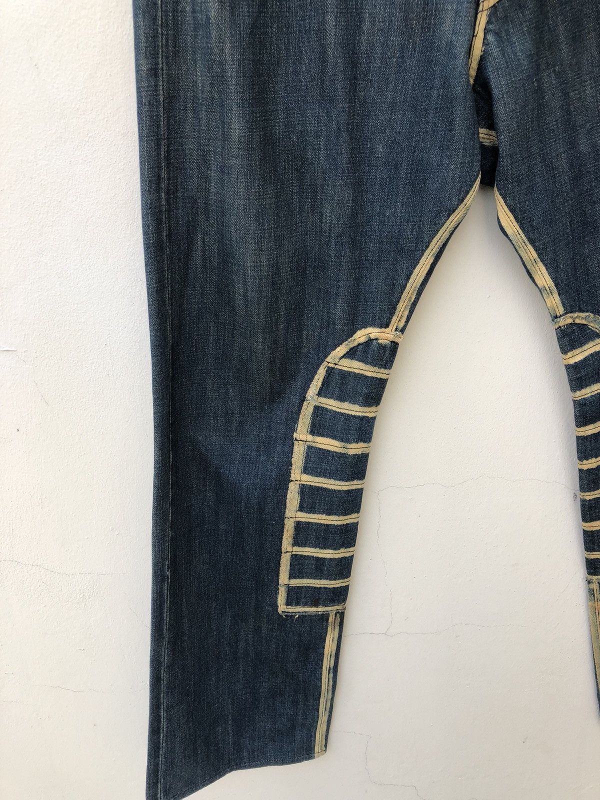 Vintage Japanese Made WESTBORNE Weird Design Denim Jeans Size US 34 / EU 50 - 5 Thumbnail