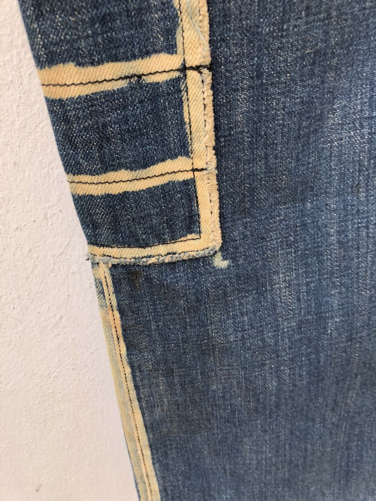 Vintage Japanese Made WESTBORNE Weird Design Denim Jeans Size US 34 / EU 50 - 8 Thumbnail