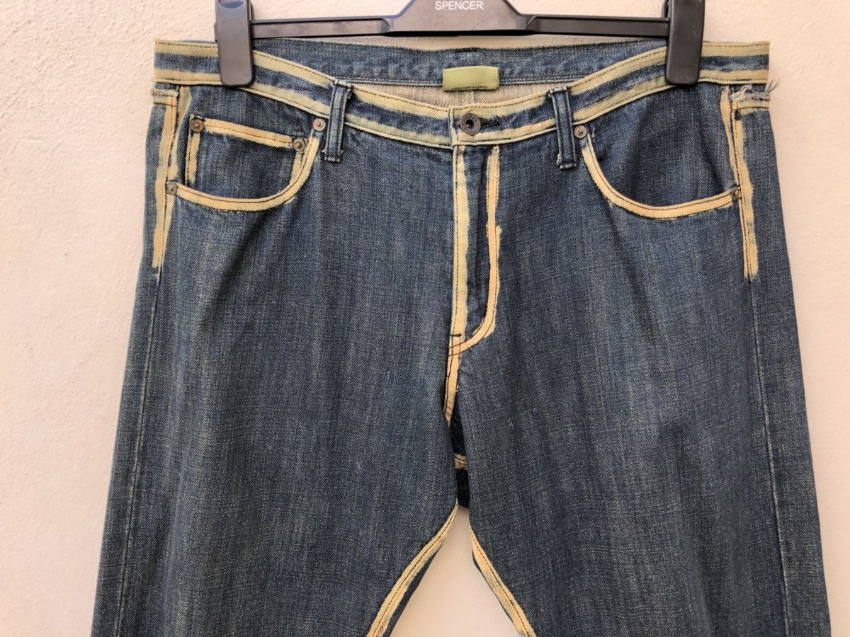 Vintage Japanese Made WESTBORNE Weird Design Denim Jeans Size US 34 / EU 50 - 2 Thumbnail