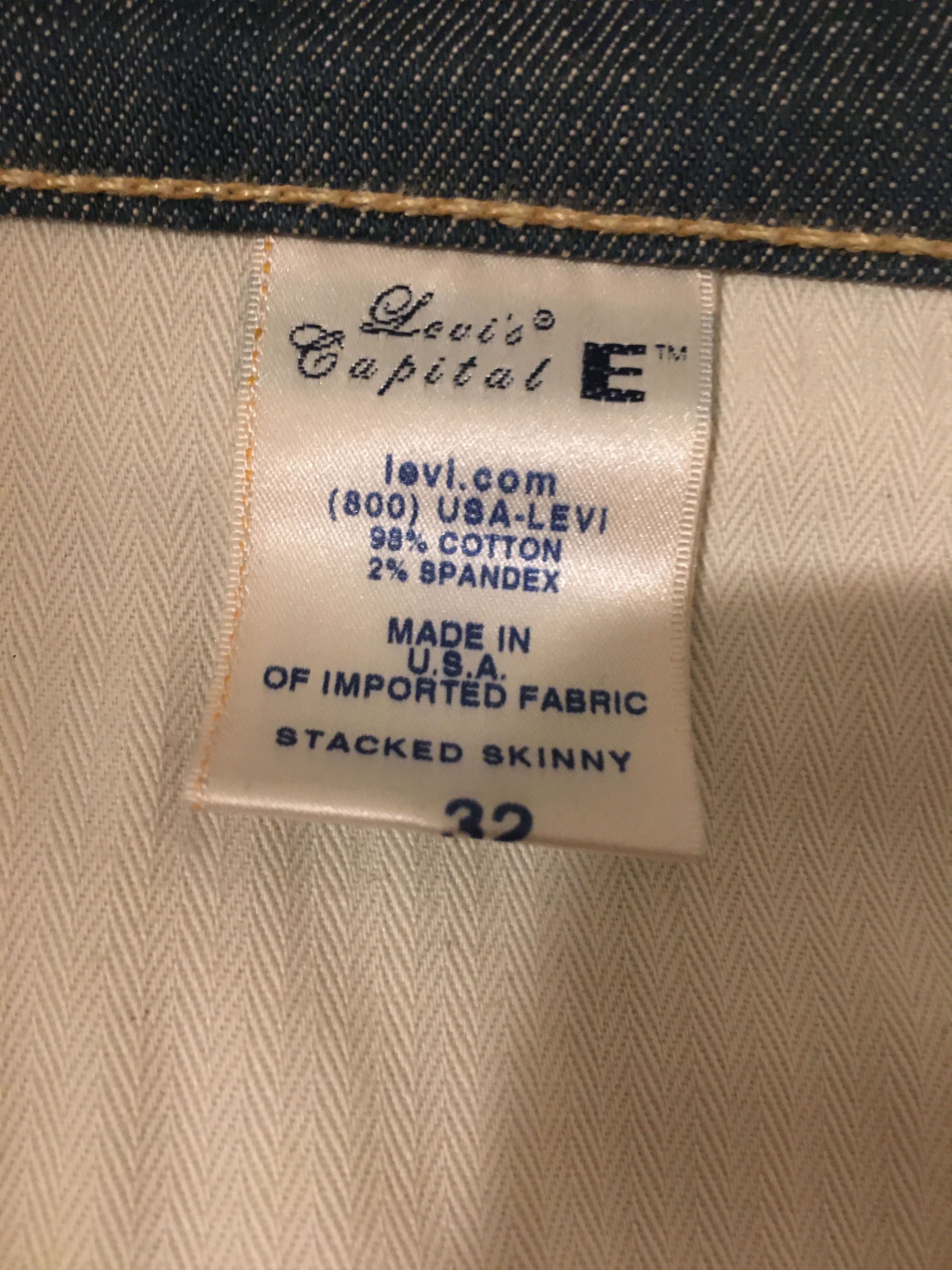 Levi's Capital E Men's Slim Size US 32 / EU 48 - 3 Thumbnail