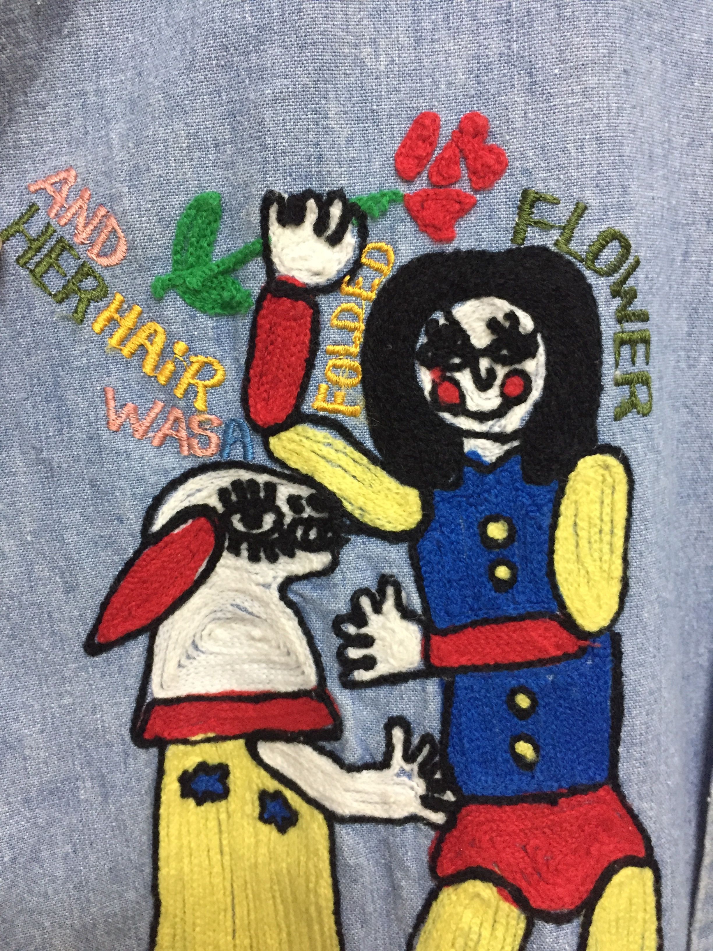 Hysteric Glamour 80's fairy tale chain embroidered denim shirt Size US L / EU 52-54 / 3 - 5 Thumbnail