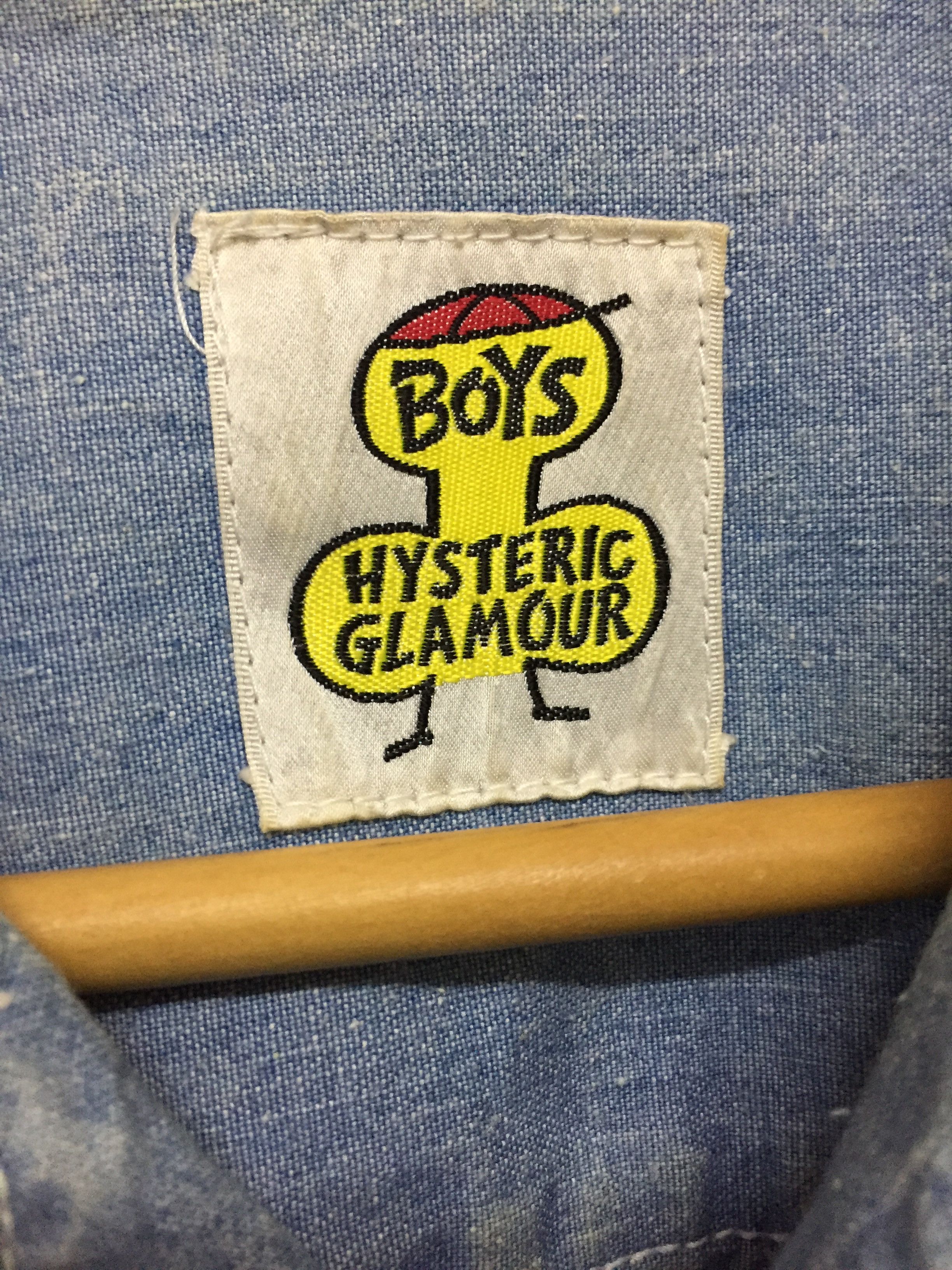Hysteric Glamour 80's fairy tale chain embroidered denim shirt Size US L / EU 52-54 / 3 - 10 Thumbnail