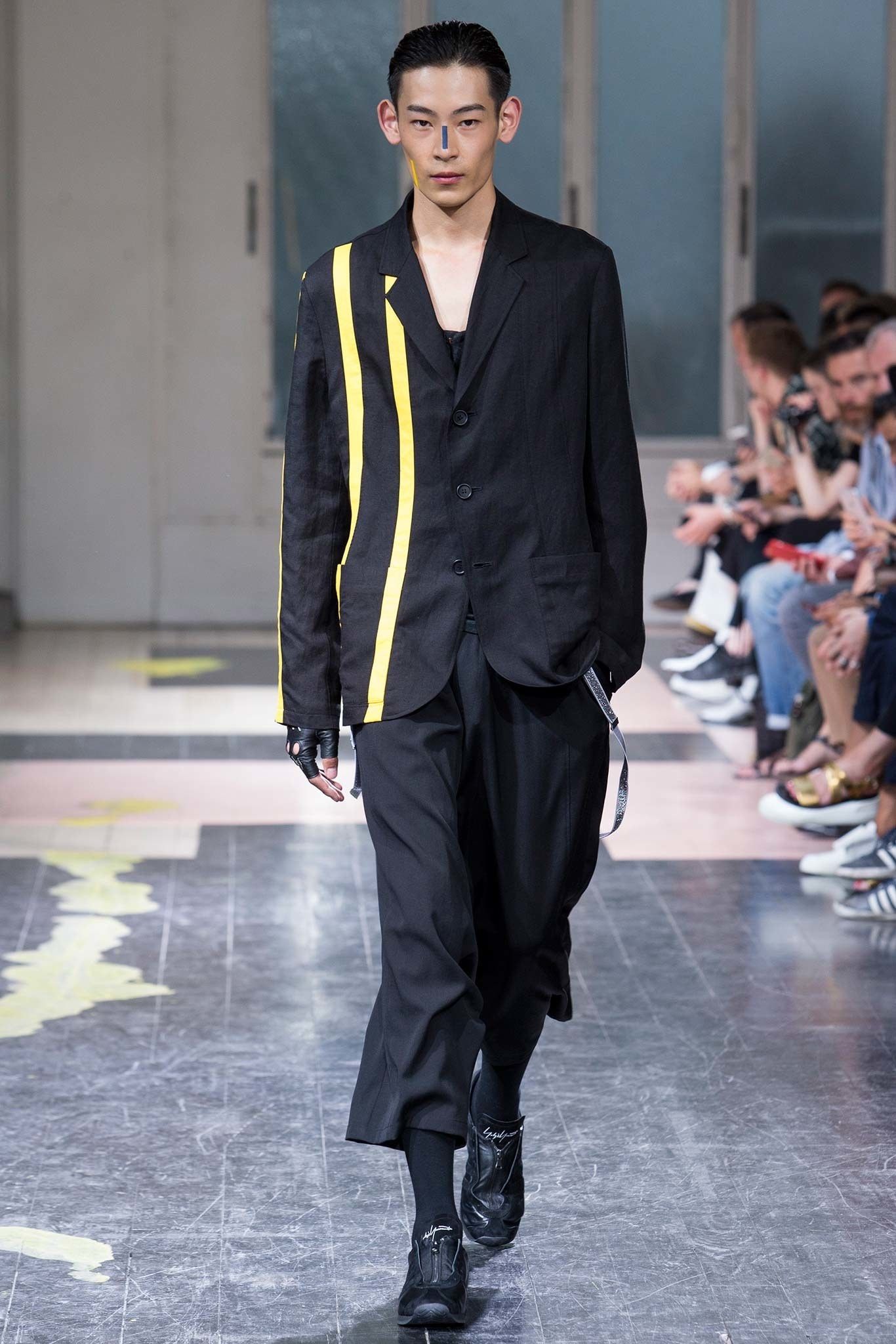 Y-3 Yohji yamamoto 2016ss runway yellow/black jacket | Grailed