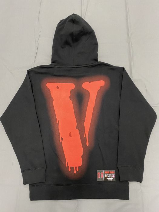 Vlone Vlone x Nav bad habits drip hoodie black Grailed