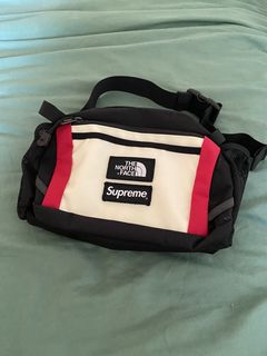 Supreme the north face hot sale expedition waist bag white