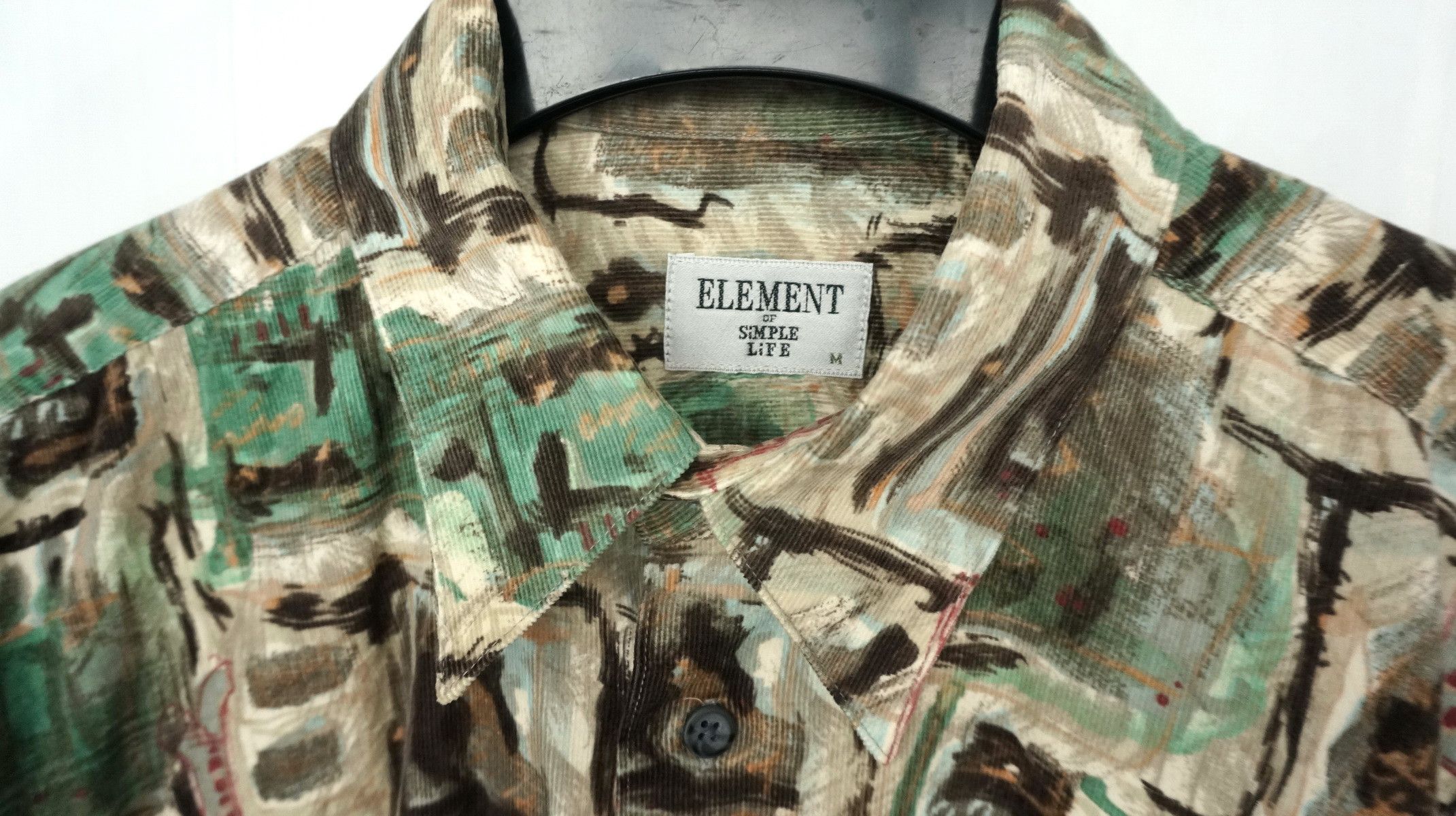 Element Japan ELEMENT OF SIMPLE LIFE Abstract Button Up Shirt Size US M / EU 48-50 / 2 - 4 Thumbnail