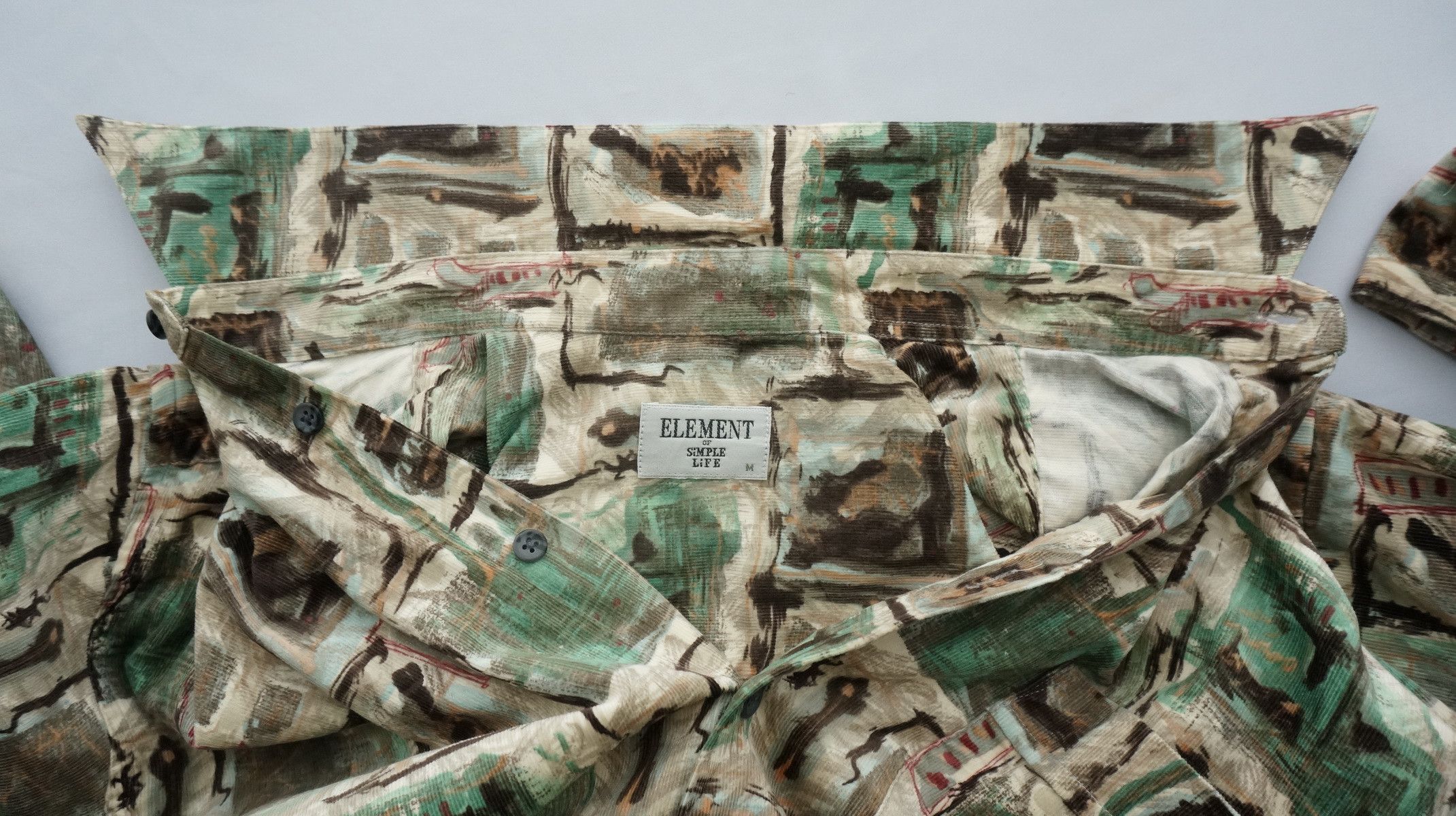 Element Japan ELEMENT OF SIMPLE LIFE Abstract Button Up Shirt Size US M / EU 48-50 / 2 - 12 Thumbnail