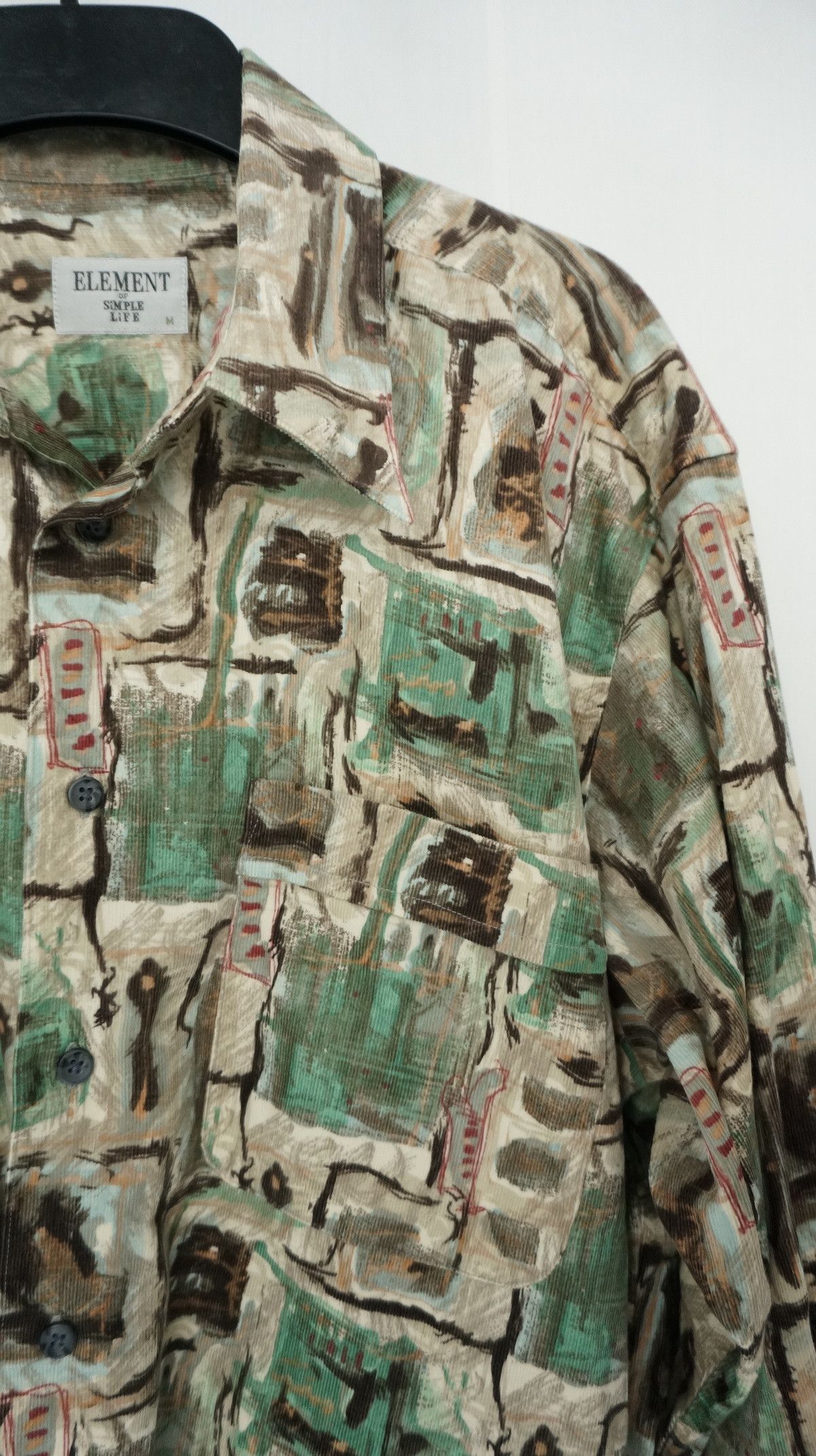 Element Japan ELEMENT OF SIMPLE LIFE Abstract Button Up Shirt Size US M / EU 48-50 / 2 - 7 Thumbnail