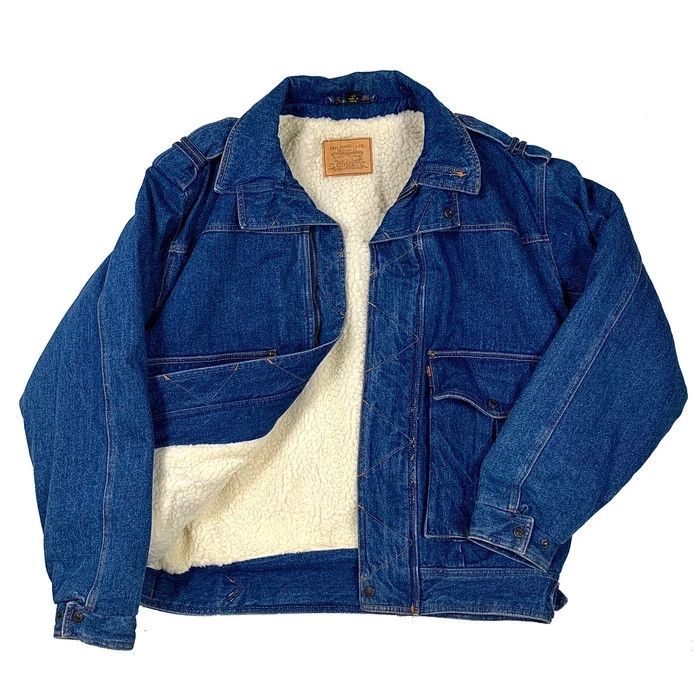 Levi's × Levi's Vintage Clothing × Vintage LEVI'S Vintage Sherpa Lined Denim Jean Jacket Coat Large Size US L / EU 52-54 / 3 - 1 Thumbnail