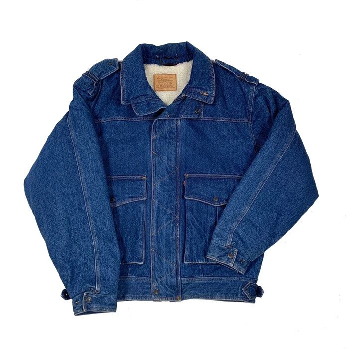 Levi's × Levi's Vintage Clothing × Vintage LEVI'S Vintage Sherpa Lined Denim Jean Jacket Coat Large Size US L / EU 52-54 / 3 - 2 Thumbnail