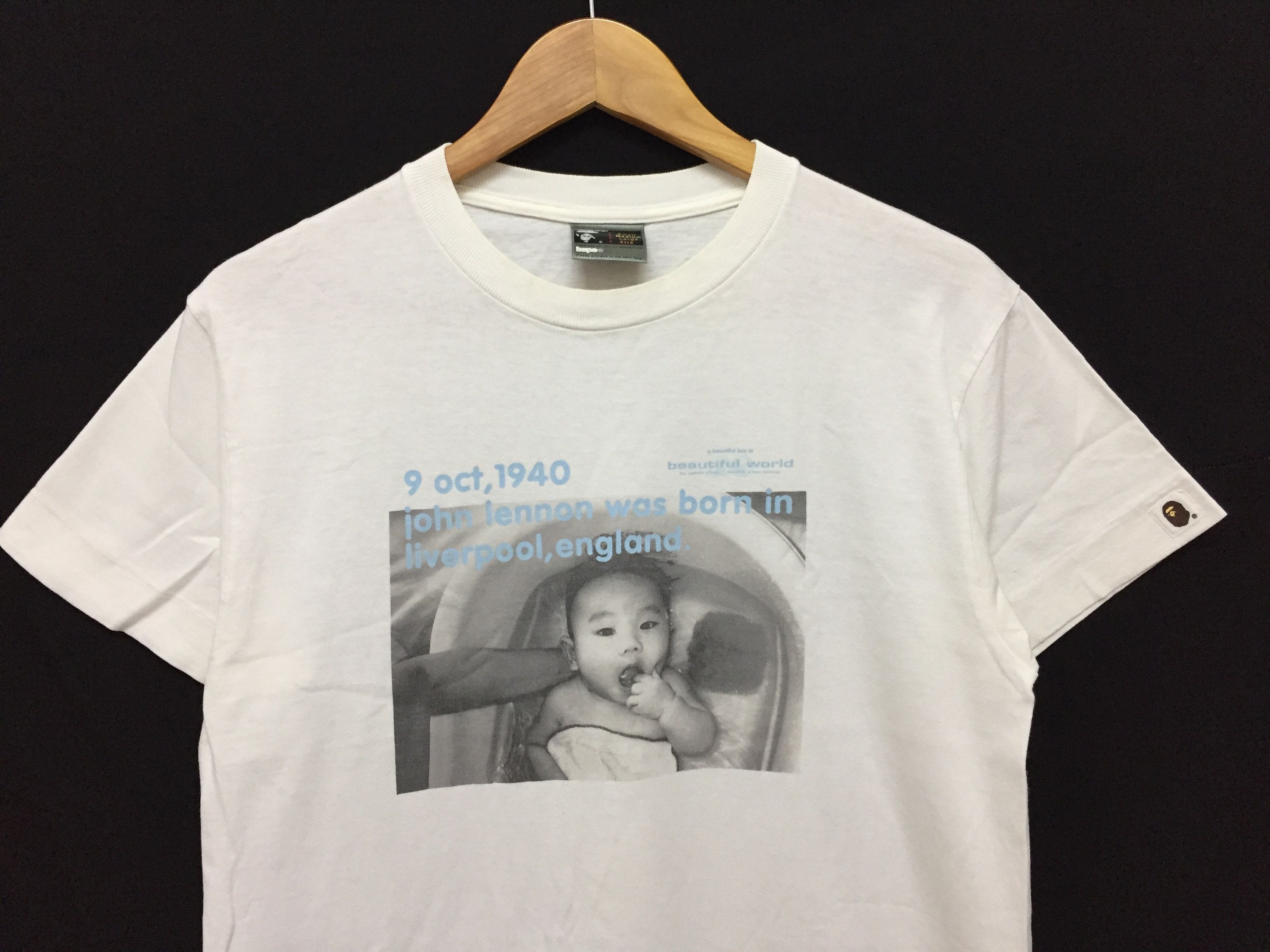 Bape John Lennon Tee (1999) Size US M / EU 48-50 / 2 - 3 Thumbnail