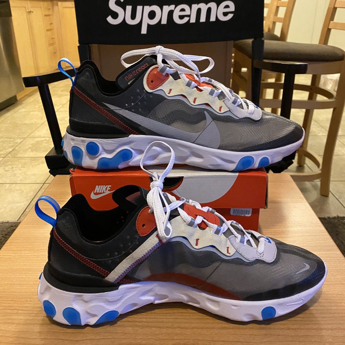Nike react element 87 supreme sale