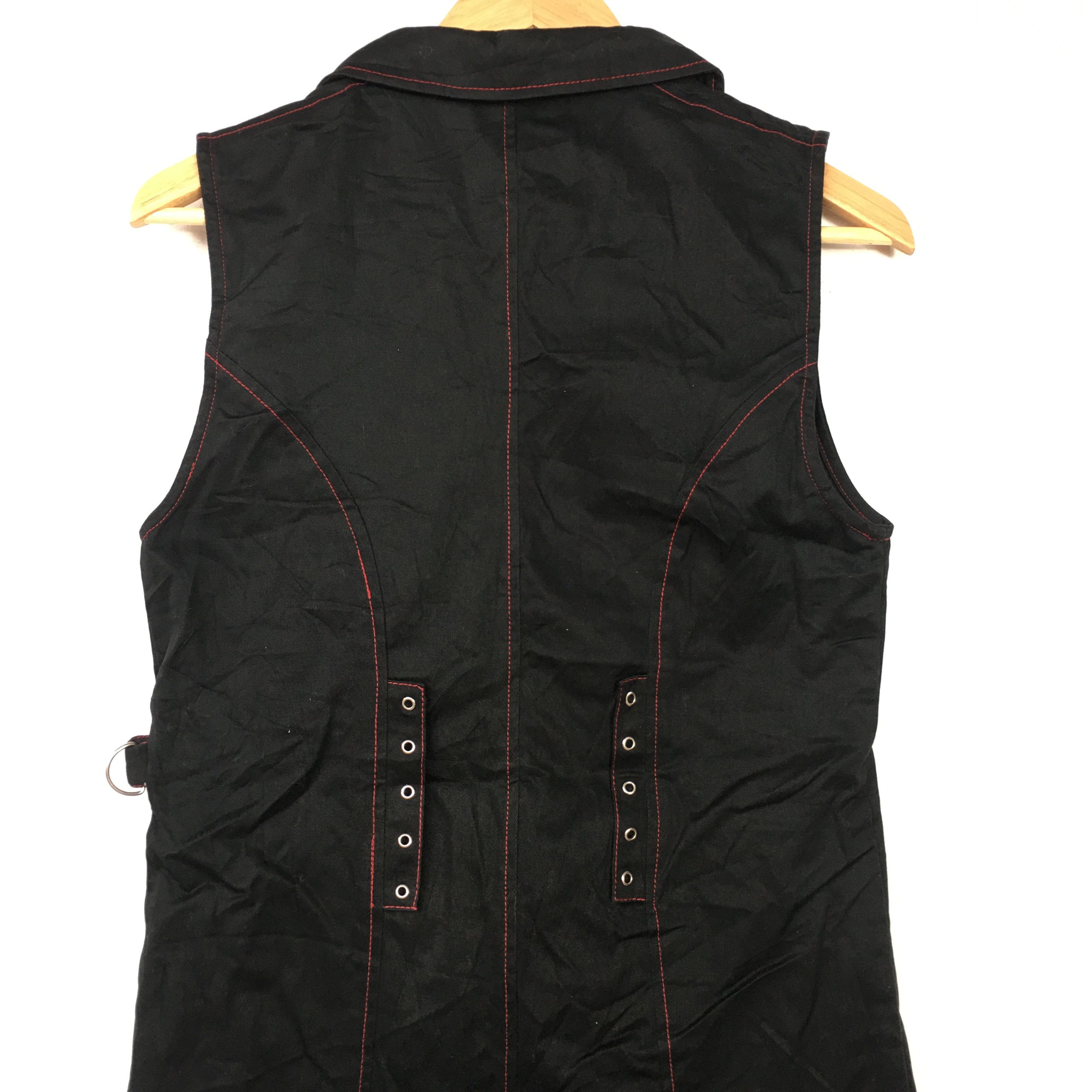 14th Addiction × If Six Was Nine × Japanese Brand DEORART Bondage Punk Long Vest Jacket Shirt Designer Size US M / EU 48-50 / 2 - 6 Thumbnail