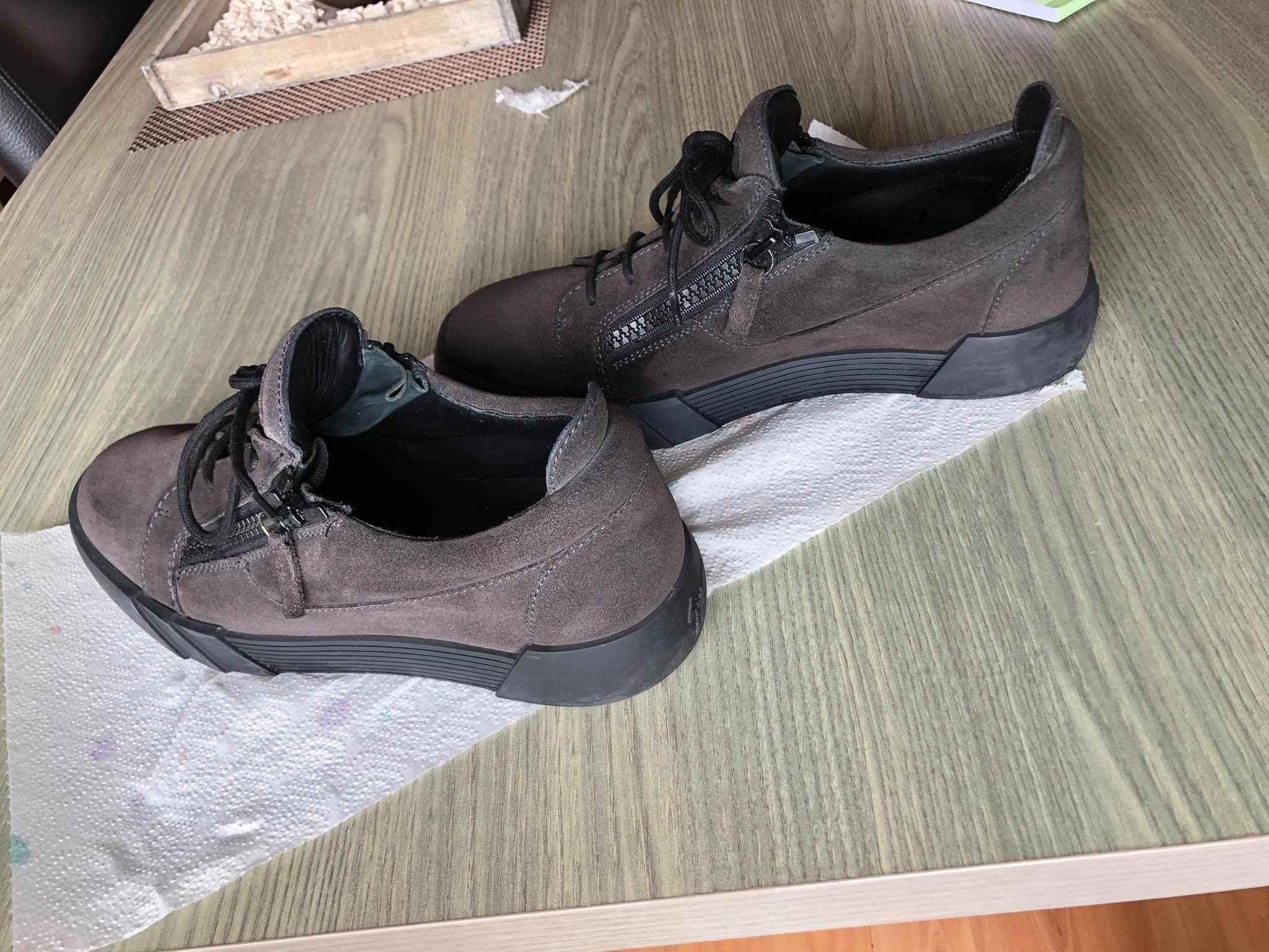 Giuseppe Zanotti Giuseppe Zanotti shark low matt grey Size US 9 / EU 42 - 5 Thumbnail