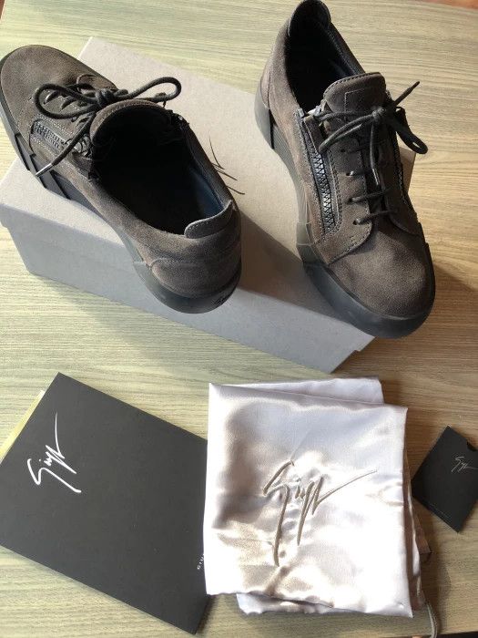 Giuseppe Zanotti shark low matt grey