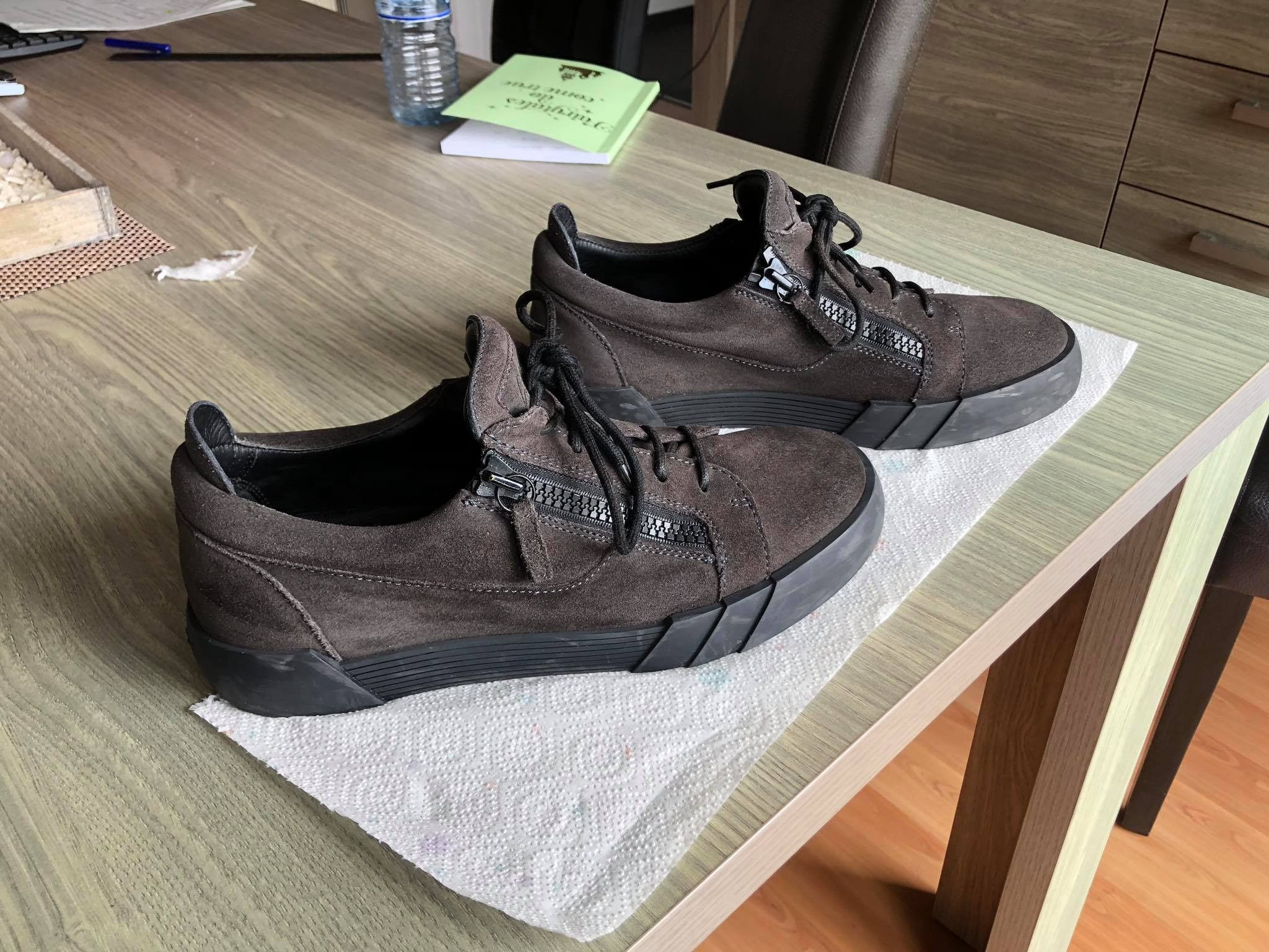 Giuseppe Zanotti Giuseppe Zanotti shark low matt grey Size US 9 / EU 42 - 6 Thumbnail