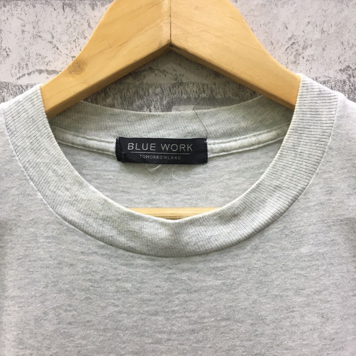 Vintage Vintage 90s Blue Work By Tomorrowland Sadao Watanabe T-shirt Size US M / EU 48-50 / 2 - 3 Thumbnail